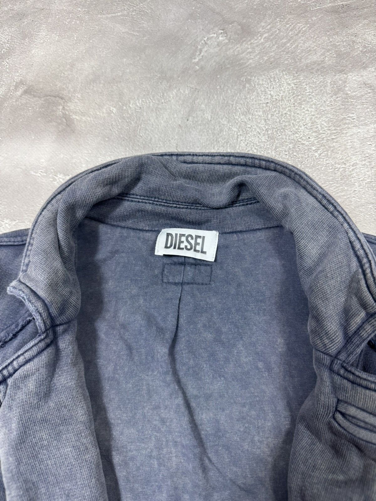 Diesel Vintage Diesel Avant-Garde Distressed Effect Women's Blazer Size L / US 10 / IT 46 - 3 Thumbnail