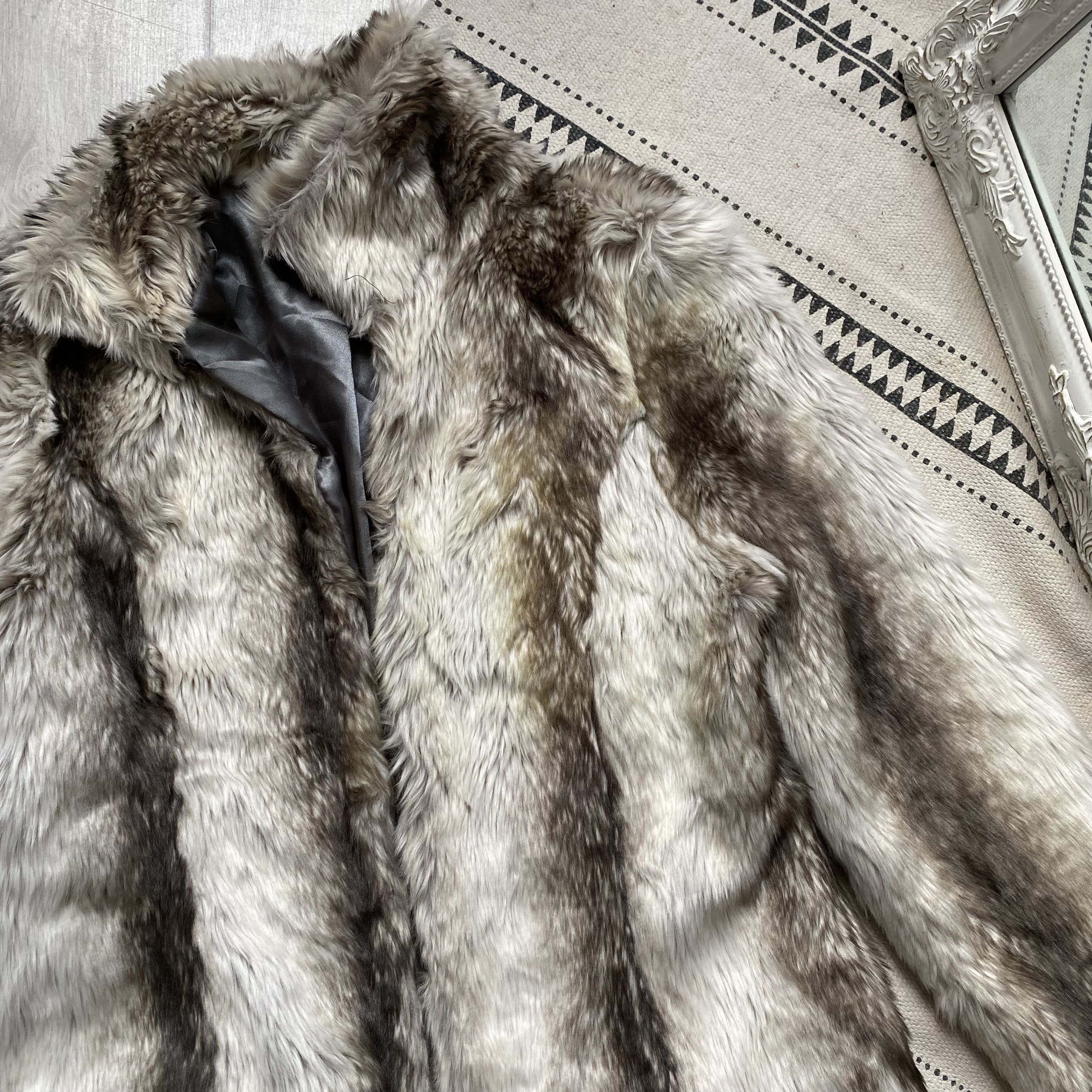 Hysteric Glamour Vintage 2000s Faux Fur Jacket coat Y2K Avantgarde Size L / US 10 / IT 46 - 6 Thumbnail