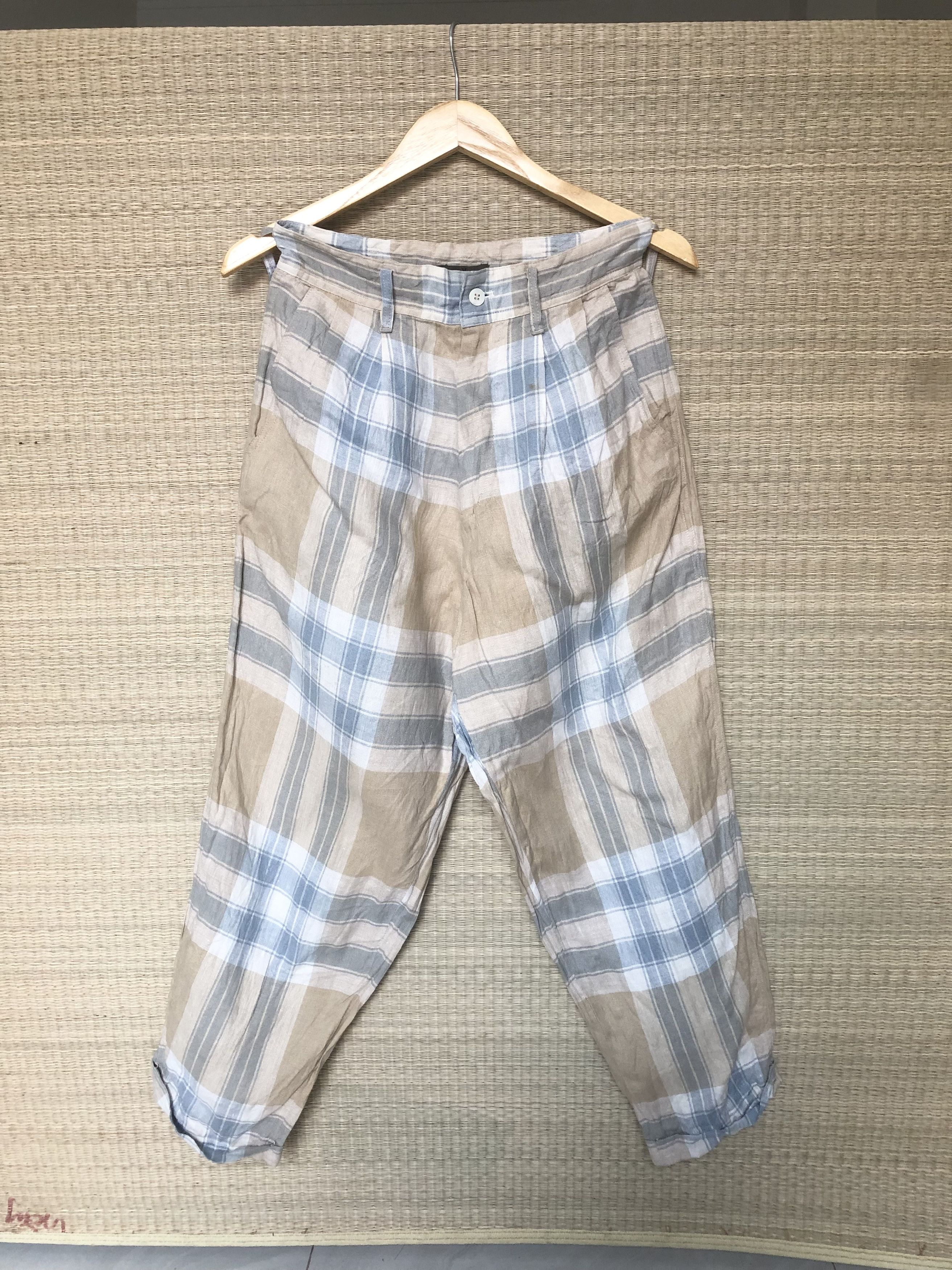 Y's plaid pants Size US 28 / EU 44 - 1 Thumbnail