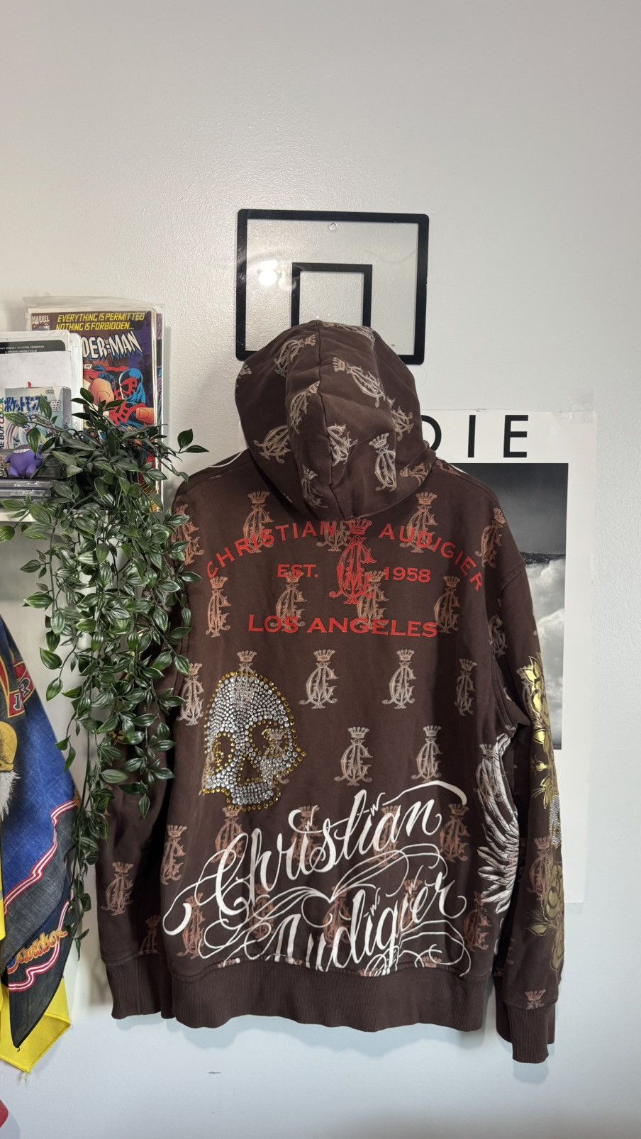 Christian Audigier 90s Reversible Christian Audigier Size US XL / EU 56 / 4 - 2 Thumbnail