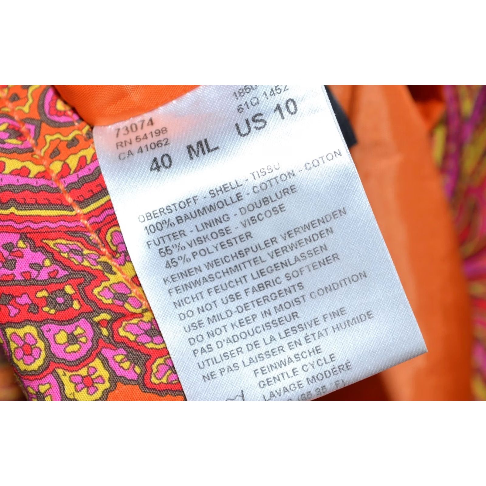 Bogner Bogner Skirt A-Line Womens Size 40 Multicoloured Cotton Knee Length Casual Size 27" / US 4 / IT 40 - 6 Thumbnail