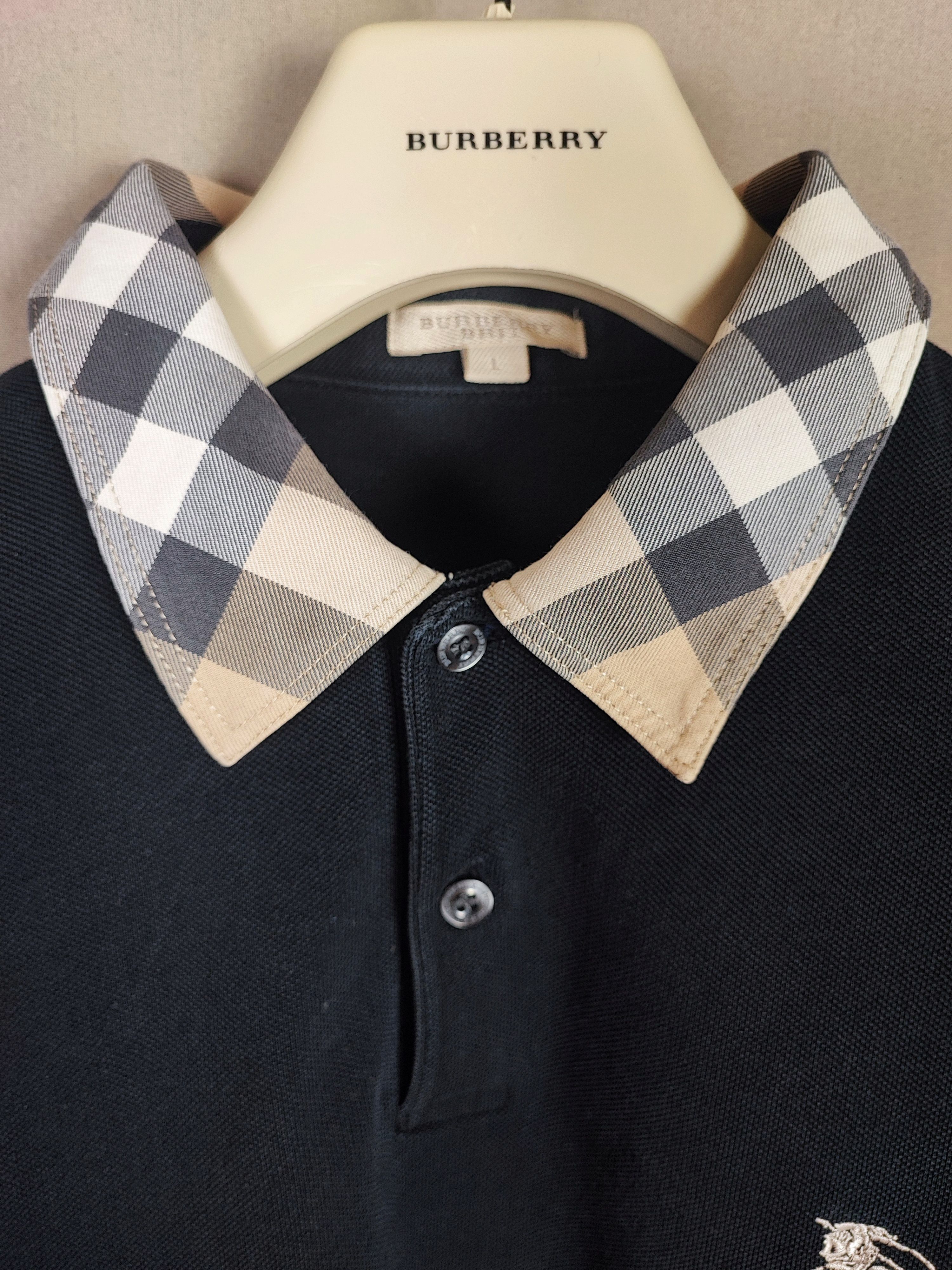 Burberry Burberry Polo size L Black Grailed