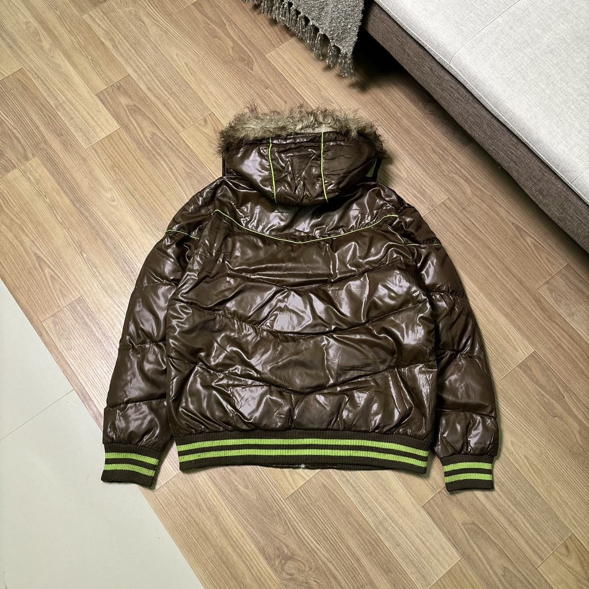 Hysteric Glamour × If Six Was Nine × Le Grande Bleu (L.G.B.) Work zapatear fur jacket down puffer ifsixwasnine lgb style Size US L / EU 52-54 / 3 - 4 Thumbnail