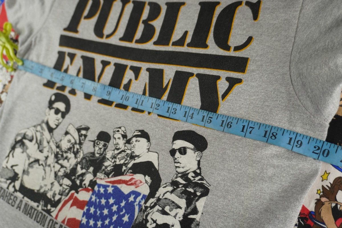 Rap Tees Vintage 80s public enemy by def jam recording hop hop Size US L / EU 52-54 / 3 - 8 Thumbnail