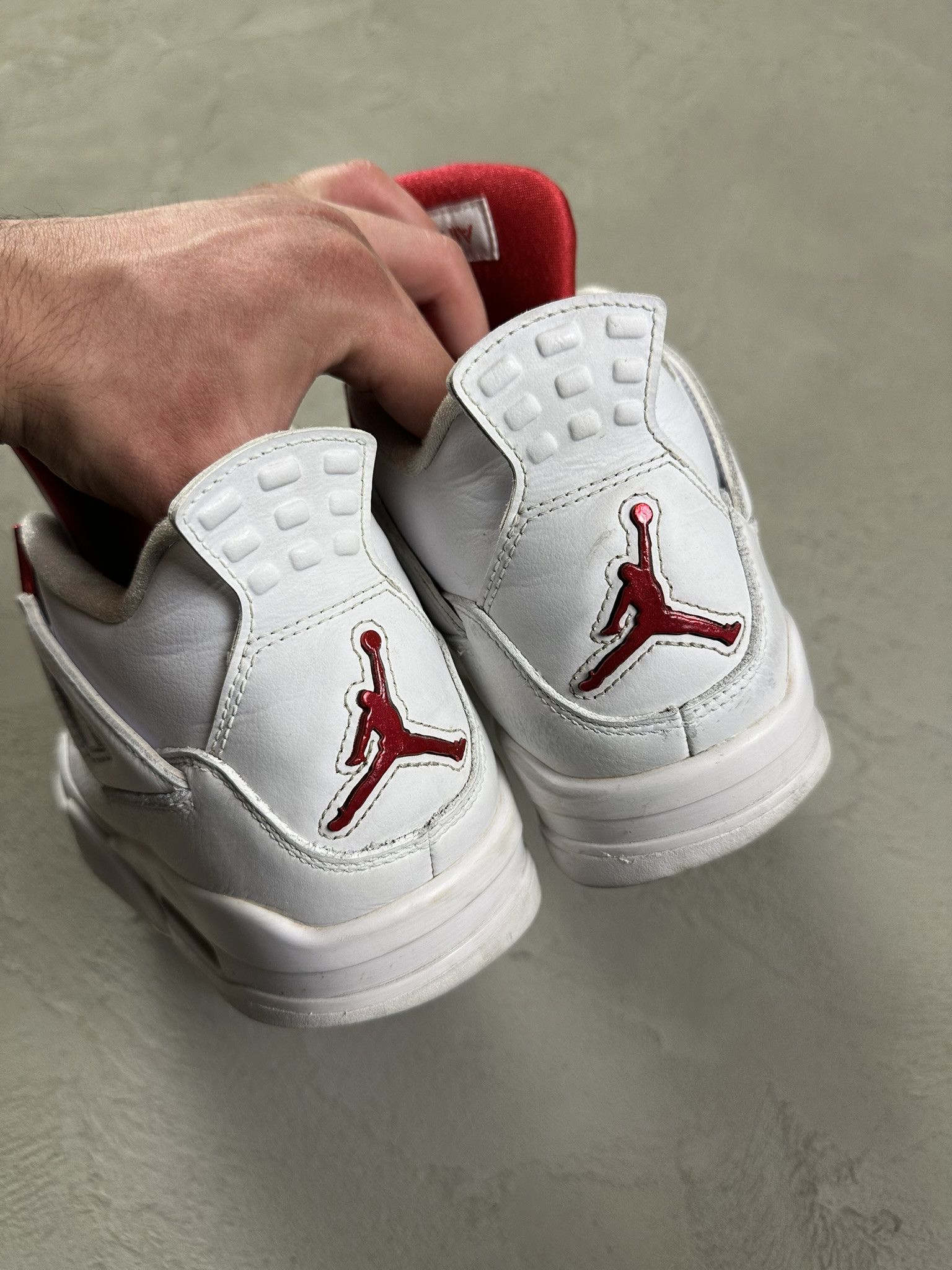 Jordan Brand Jordan 4 Metalic Red Hi Sneakers Hype Size US 9.5 / EU 42-43 - 9 Thumbnail