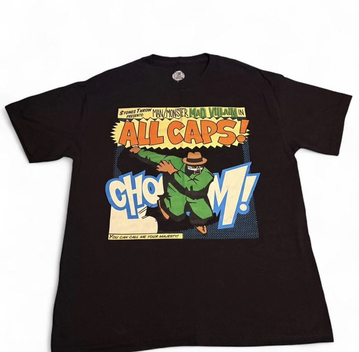 MF Doom MF DOOM ALL CAPS T SHIRT Size US L / EU 52-54 / 3 - 1 Thumbnail