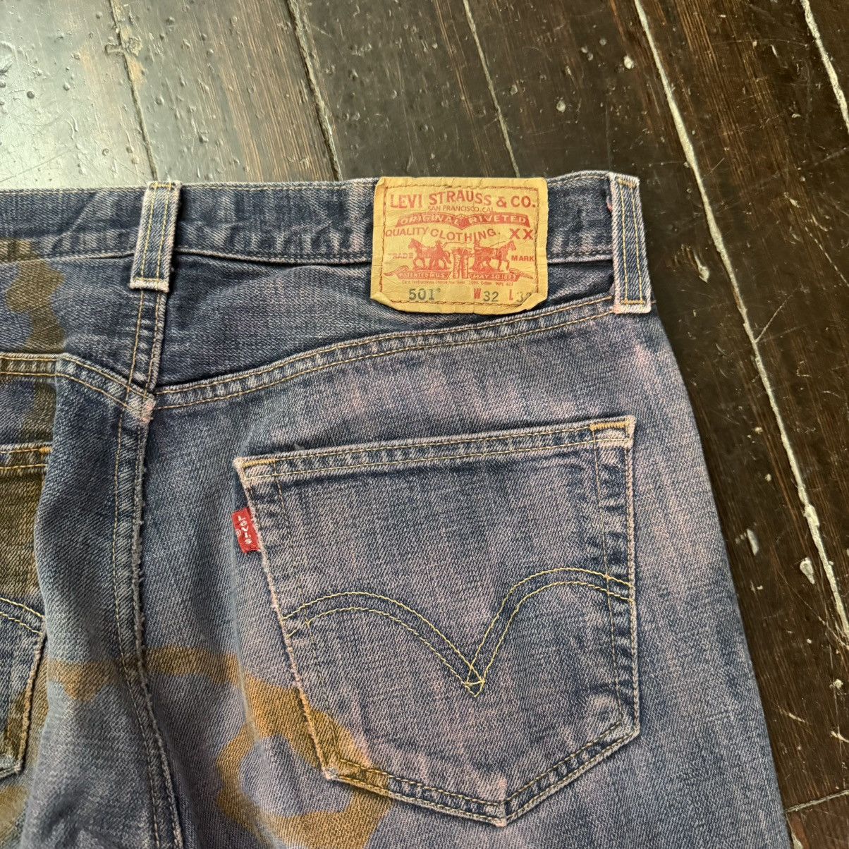 Asspizza asspizza 2018 levis 501 denim Size US 32 / EU 48 - 5 Thumbnail