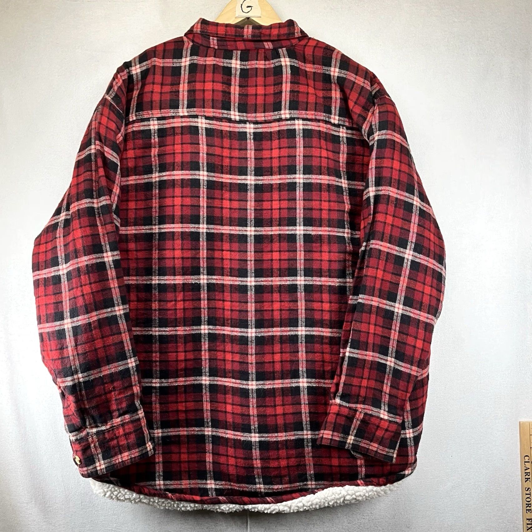Vintage Vintage 90s Sherpa Lined Flannel Jacket XL Button Up HEAVYWEIGHT Shaket 52x32 Size US XL / EU 56 / 4 - 2 Thumbnail