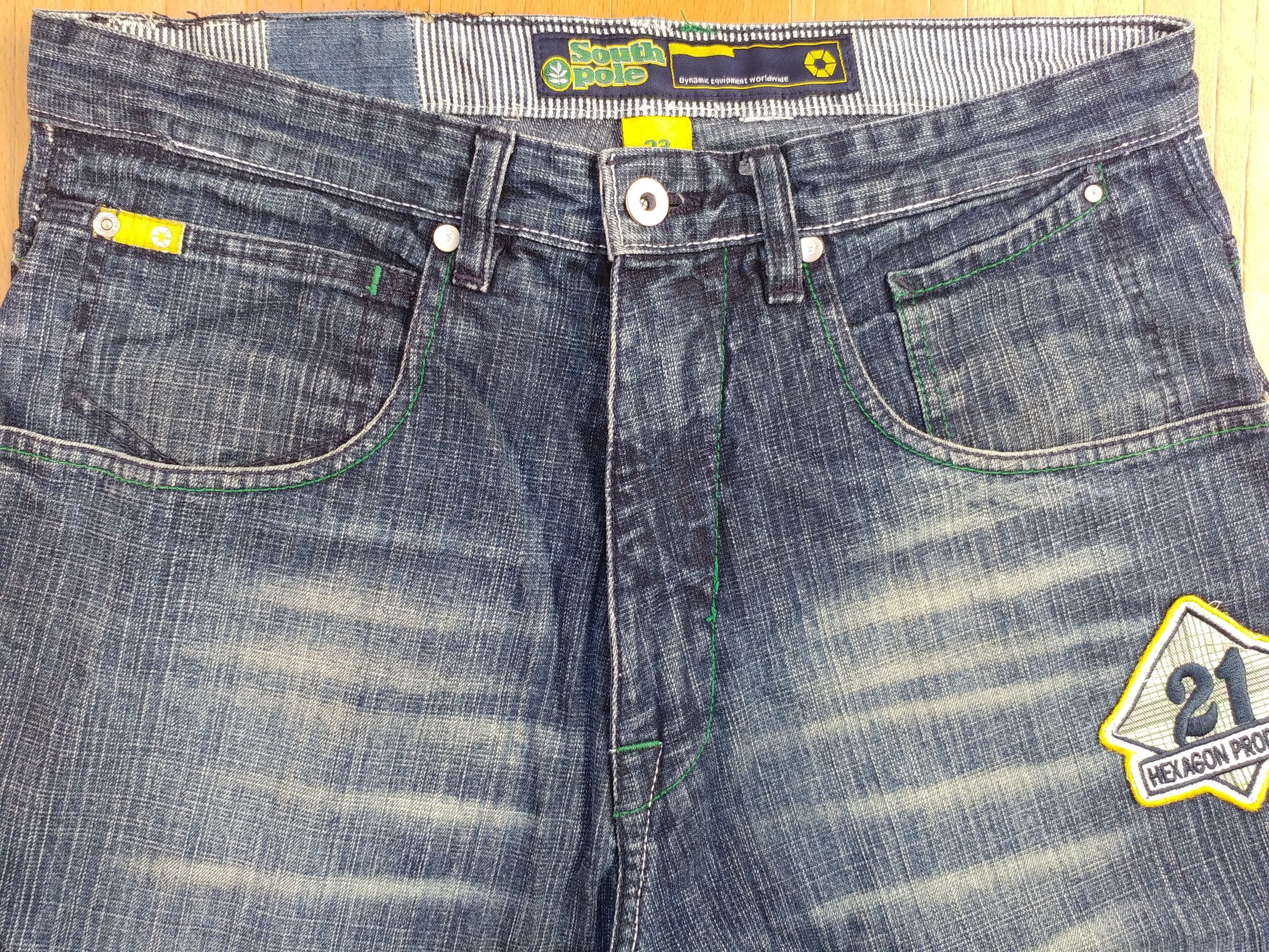 Southpole Southpole shorts, vintage hip hop baggy jeans, 90s size W 32 Size US 32 / EU 48 - 10 Thumbnail