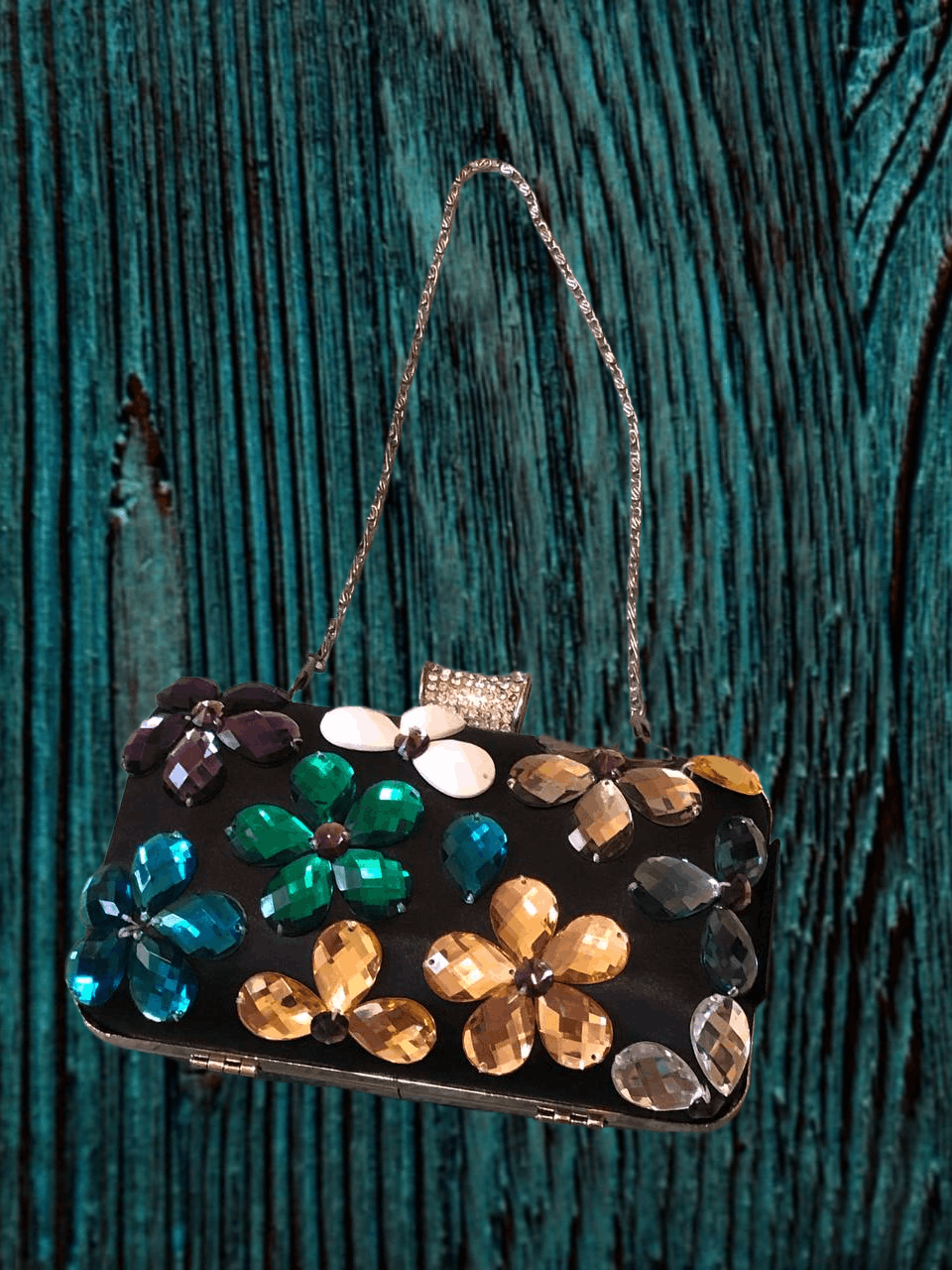 Miss Sixty Miss Sixty Beaded Floral Evening Bag Size ONE SIZE - 1 Thumbnail