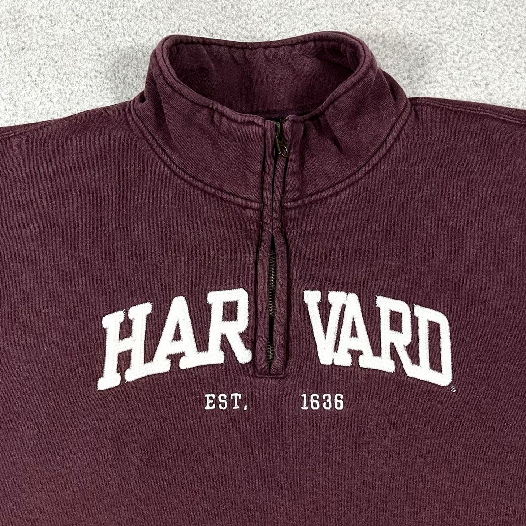 Jansport VINTAGE Harvard 1/4 Zip Pullover Mens 2XL Sweatshirt Embroidered JanSport 90s Size US XXL / EU 58 / 5 - 4 Thumbnail