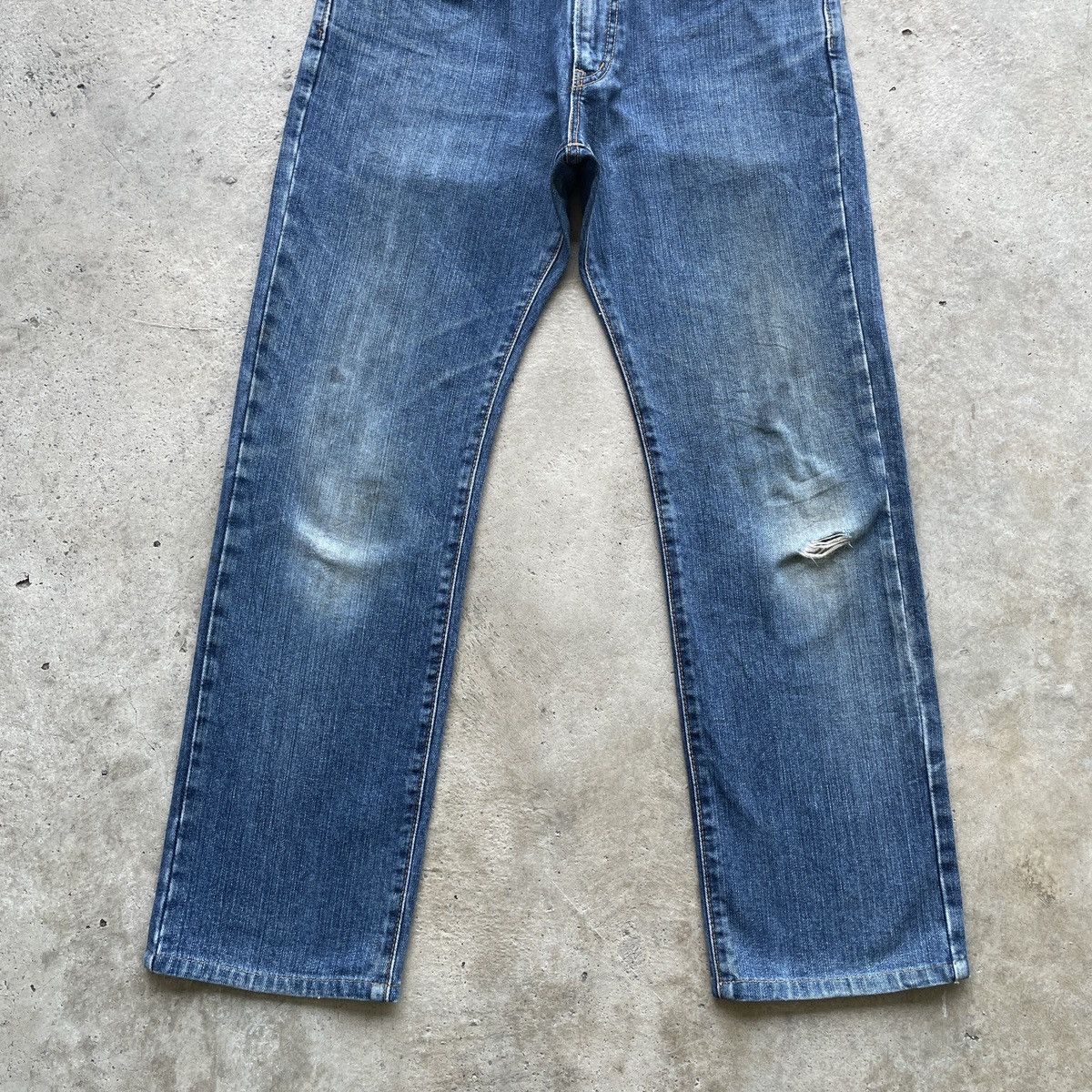 Japanese Brand Vintage Edwin 402 Made In Japan Faded Jeans Pants Denim Size US 31 - 4 Thumbnail
