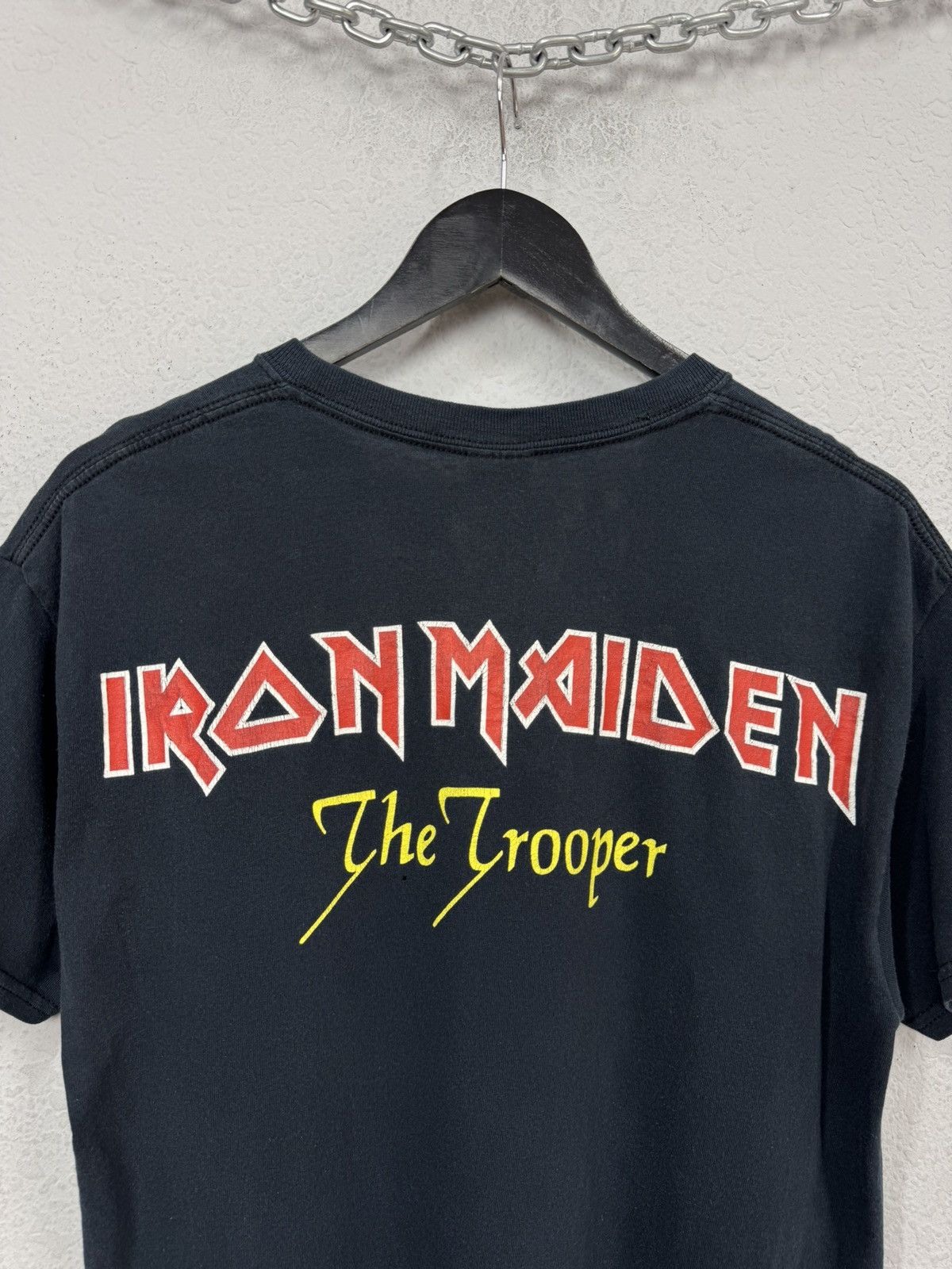 Gildan Vintage Iron Maiden T-Shirt Black 90s Band Tee Rock Size US M / EU 48-50 / 2 - 8 Thumbnail
