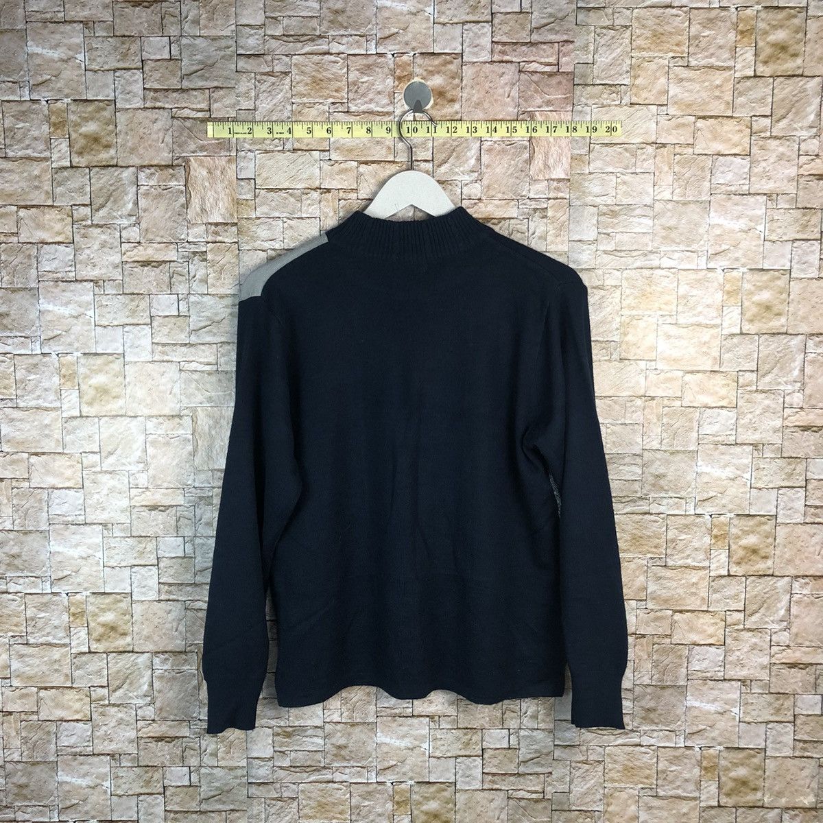Homespun Knitwear × Japanese Brand Eagle star vintage art Black Blue Knitwear sweatshirt #A948 Size US M / EU 48-50 / 2 - 13 Thumbnail