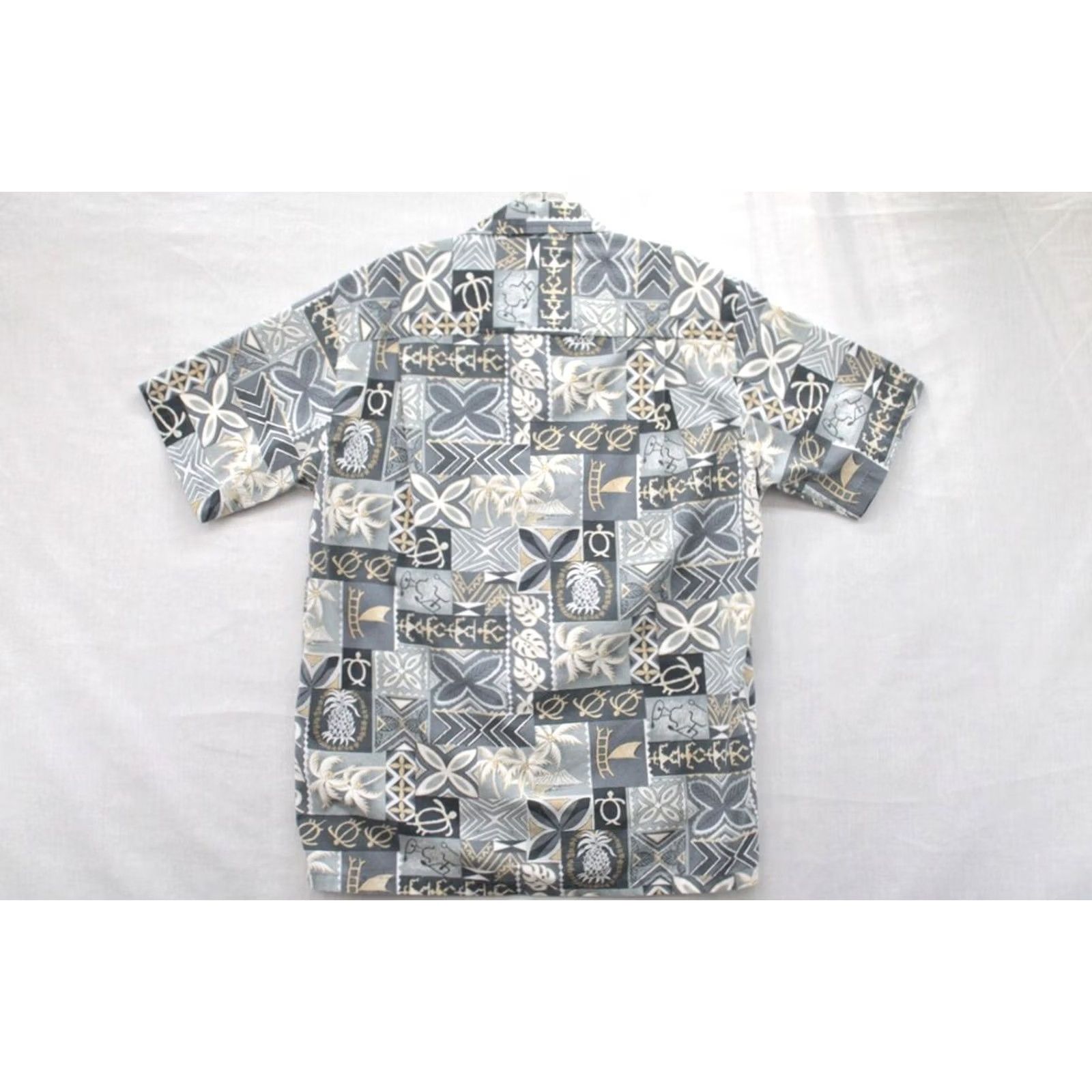 Vintage Hawaiian Togs Shirt Mens M Gray Short Sleeve Floral Tribal Vacation Party Vintage Shirt Size US M / EU 48-50 / 2 - 5 Thumbnail