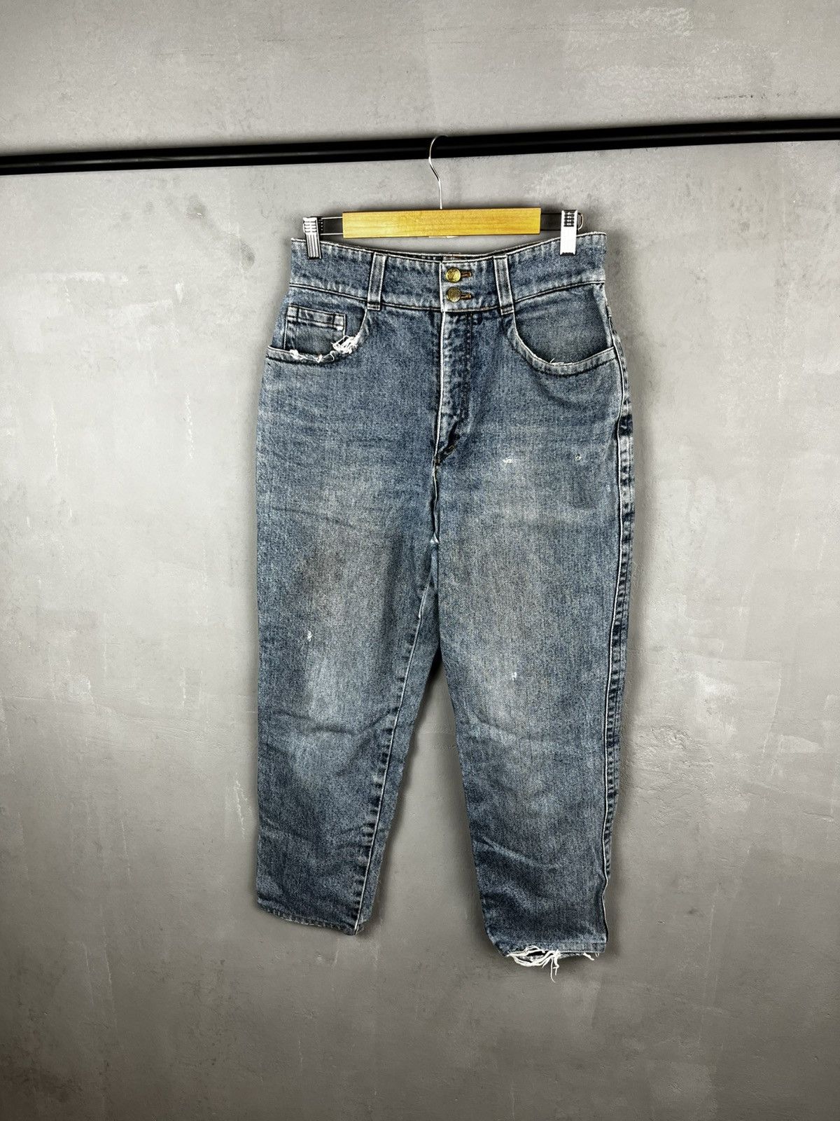 Hysteric Glamour × Jil Sander × Vintage Jil Sander distressed denim vintage 90s rare hype Size 28" / US 6 / IT 42 - 1 Thumbnail