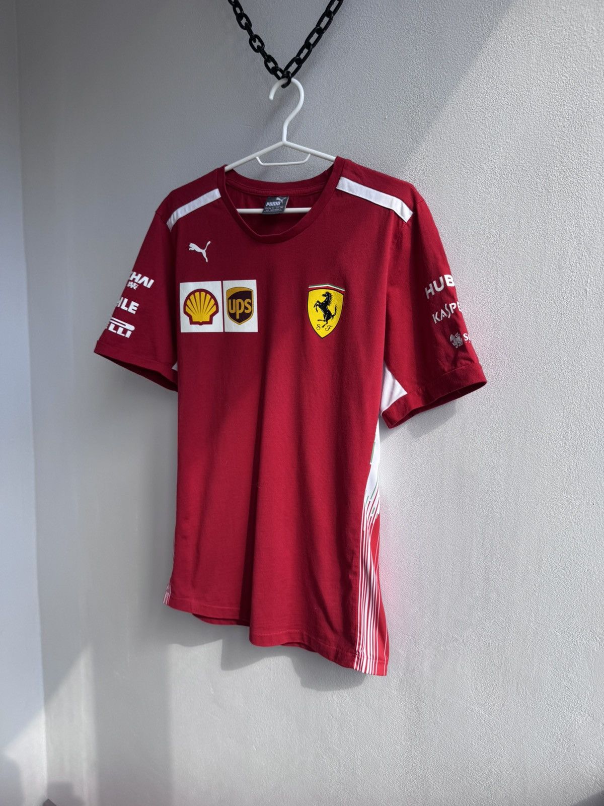 Ferrari SCUDERIA FERRARI RACING TEAM 2018 FORMULA 1 F1 SHIRT JERSEY Size US L / EU 52-54 / 3 - 2 Thumbnail
