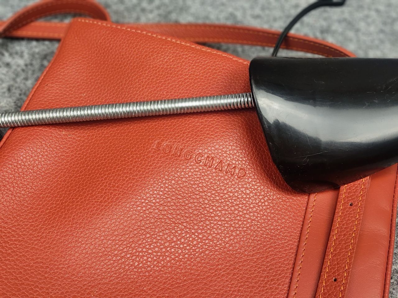 Longchamp longchamp Design orange leather shoulder messenger Handbag Size ONE SIZE - 15 Thumbnail