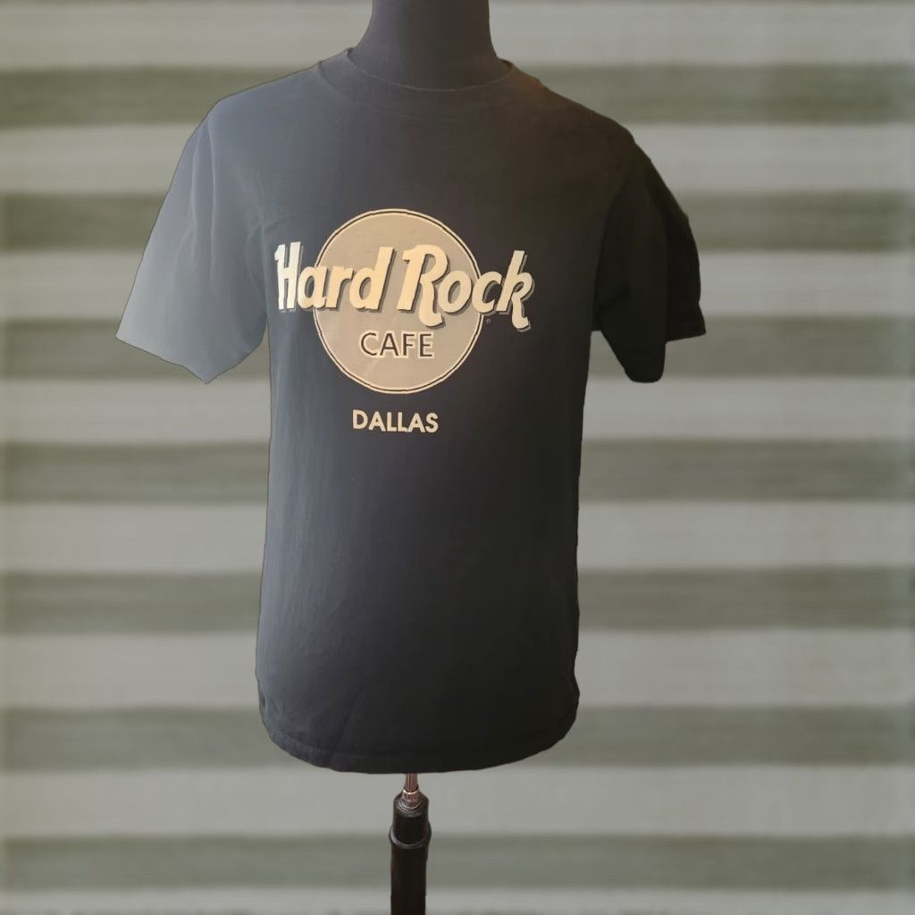 Hard Rock Cafe VINTAGE Hard Rock Cafe Dallas Black Short Sleeve T Shirt Size Medium Mens 90s 2000s Graphic Print Crew Neck Cotton Size US M / EU 48-50 / 2 - 1 Thumbnail