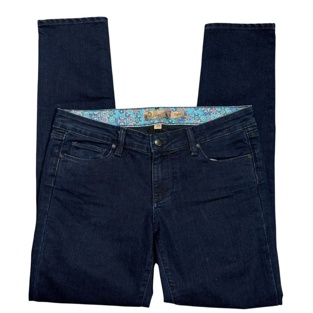 Paige Paige Premium Denim Skyline Blue Jeans Size 28 Size 28" / US 6 / IT 42 - 3 Thumbnail