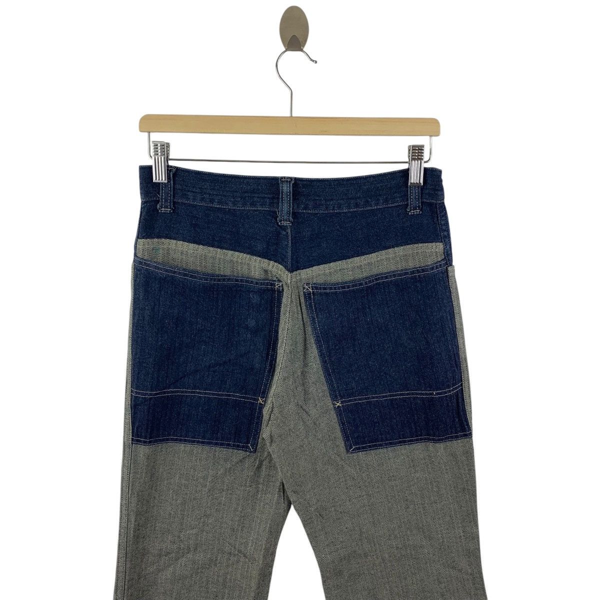 Japanese Brand FISH IN WATER hybrid flare blue jeans japanesebrand Size US 28 / EU 44 - 13 Thumbnail