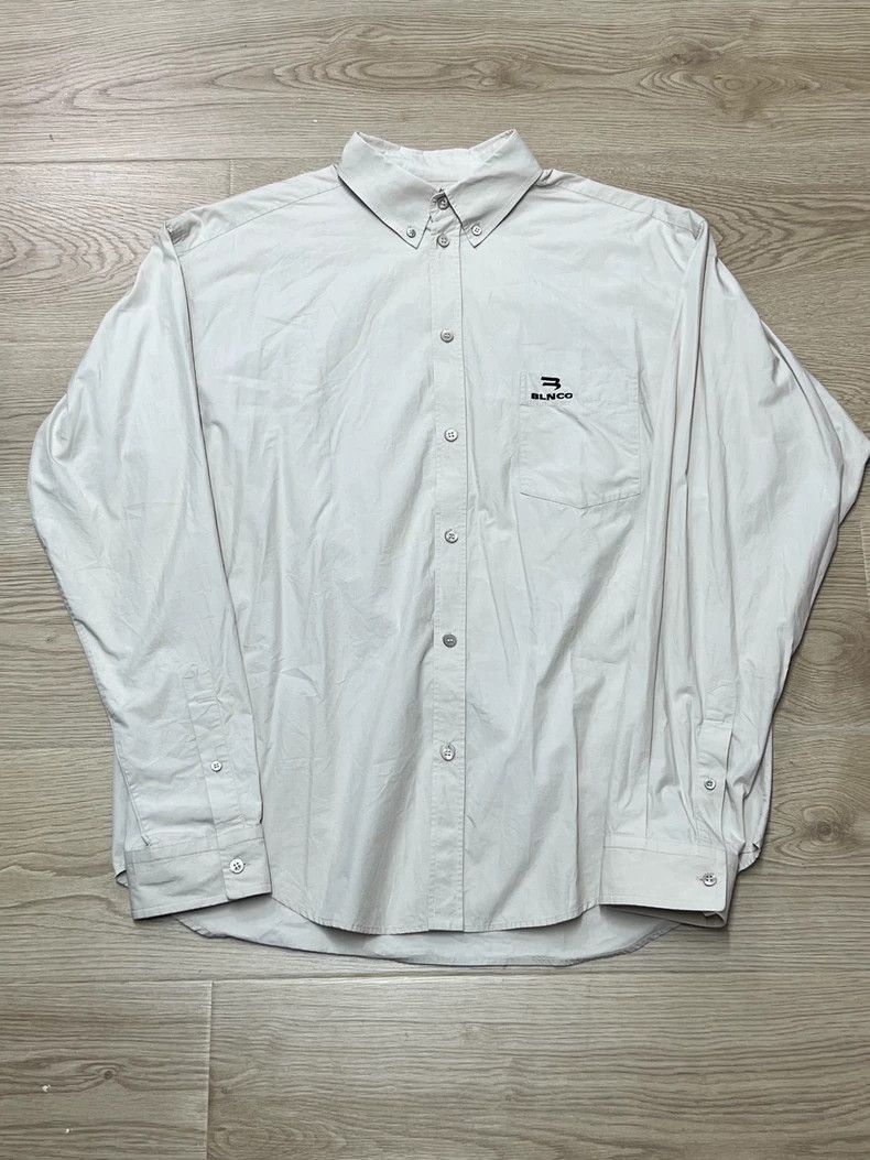 Balenciaga Balenciaga Double Hook Embroidered Shirt - dmc Size US M / EU 48-50 / 2 - 1 Thumbnail