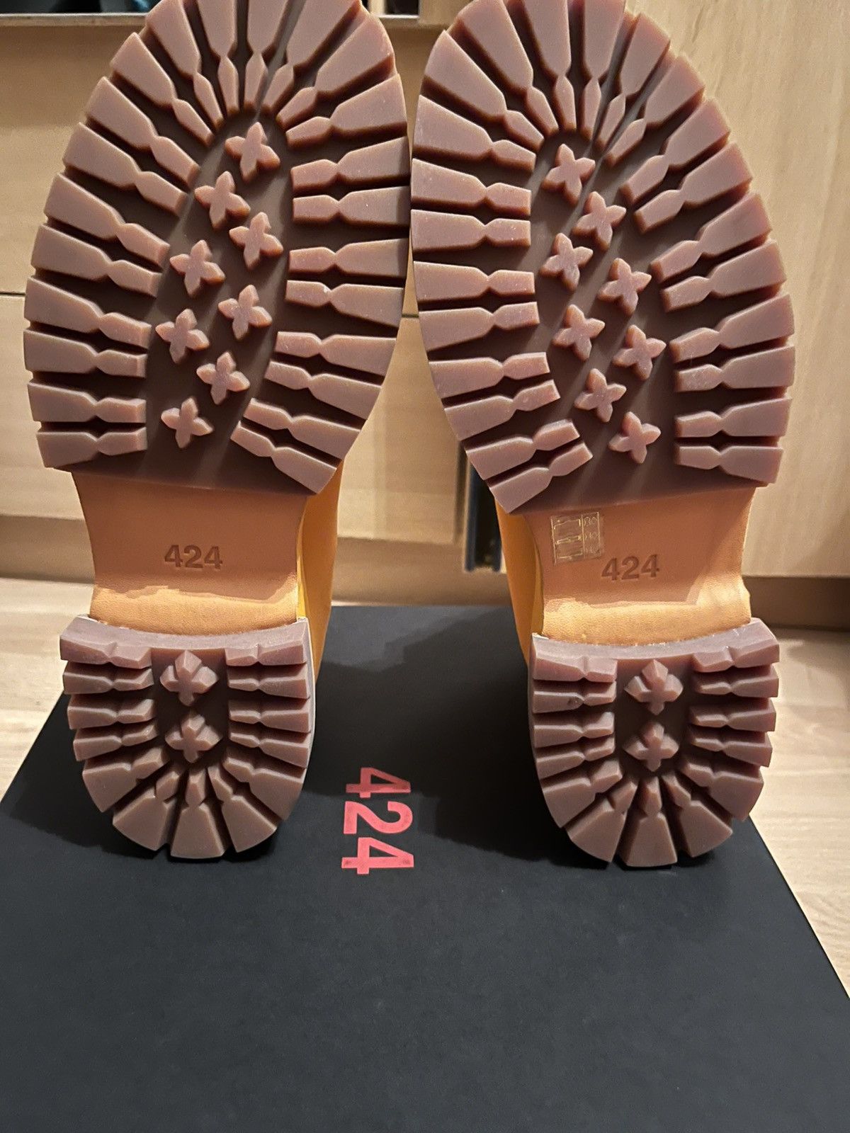 424 424 Marathon boots orange size 43 / 10 Size US 10 / EU 43 - 5 Thumbnail