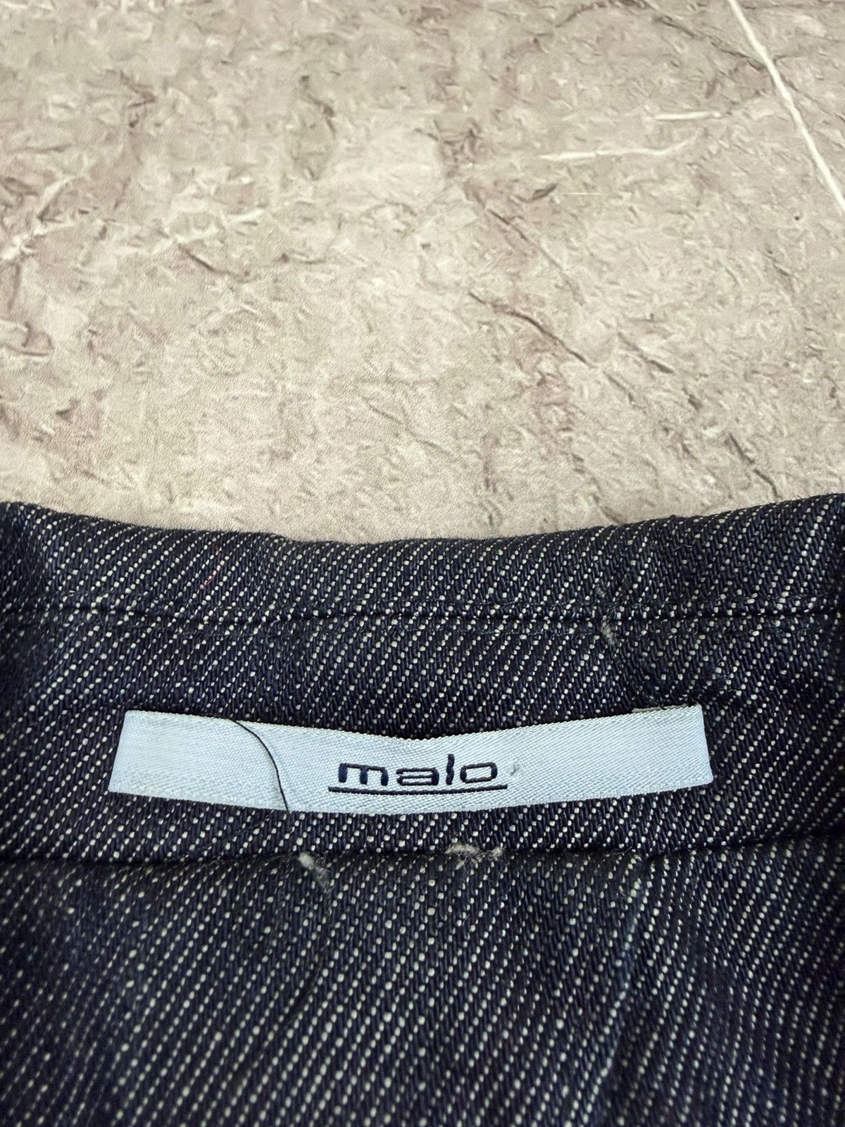 Malo Malo Italy Blue Cotton Denim Look Blazer Jacket Women's sz S Size S / US 4 / IT 40 - 5 Thumbnail