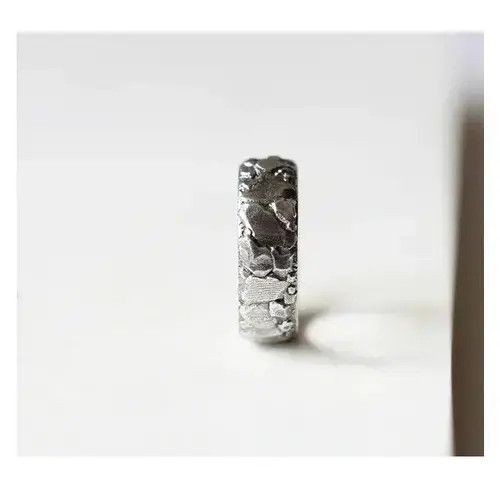 Vintage Retro Stone Wall Irregular Ring Size ONE SIZE - 3 Thumbnail