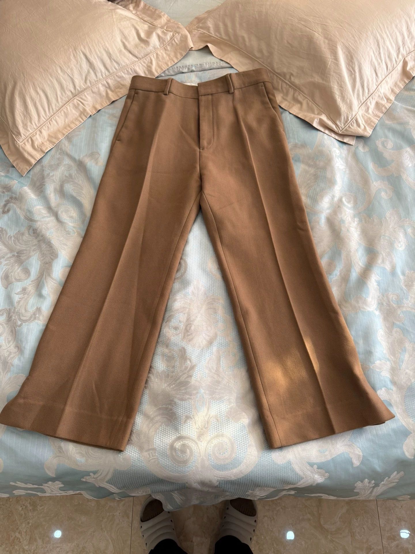 Louis Vuitton LV Wool Meadow Straight Leg Wide Cuff Casual Pants Size 28" / US 6 / IT 42 - 1 Thumbnail