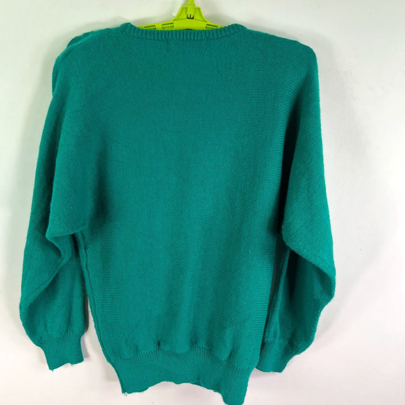 Vintage VINTAGE Western Connection Jeweled Sweater Womens Size M Green Geometric 80s 90s Western Size M / US 6-8 / IT 42-44 - 6 Thumbnail