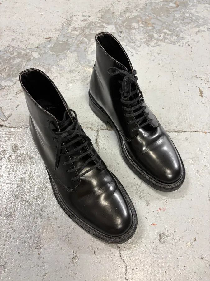 Saint Laurent Paris AW2016 Saint Laurent Black Classy Leather Boots Size US 8 / IT 38 - 4 Thumbnail