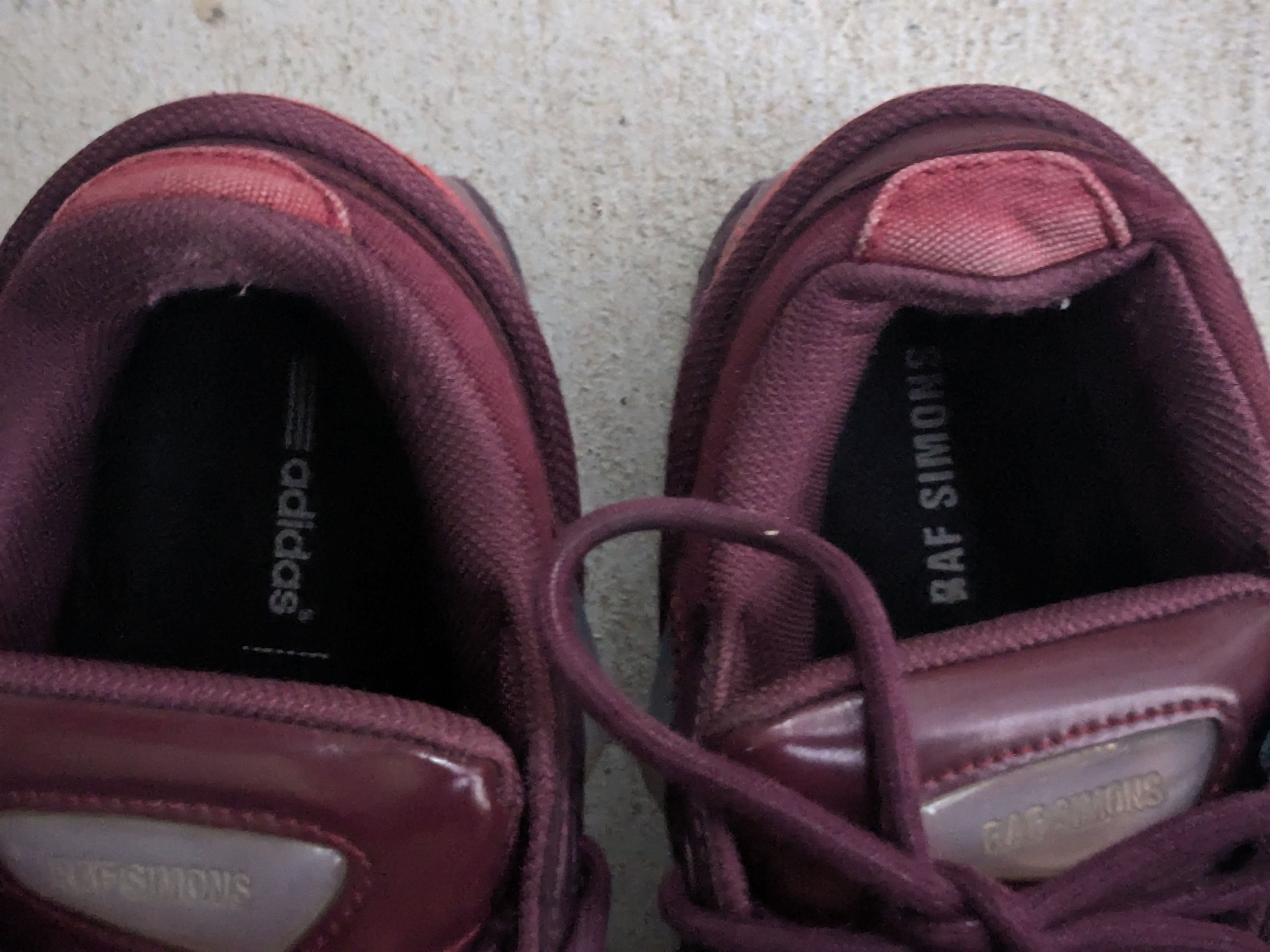 Adidas × Raf Simons Adidas Ozweego 3 Raf Simons Burgundy Red 8.5 B22538 Size US 8.5 / EU 41-42 - 9 Thumbnail