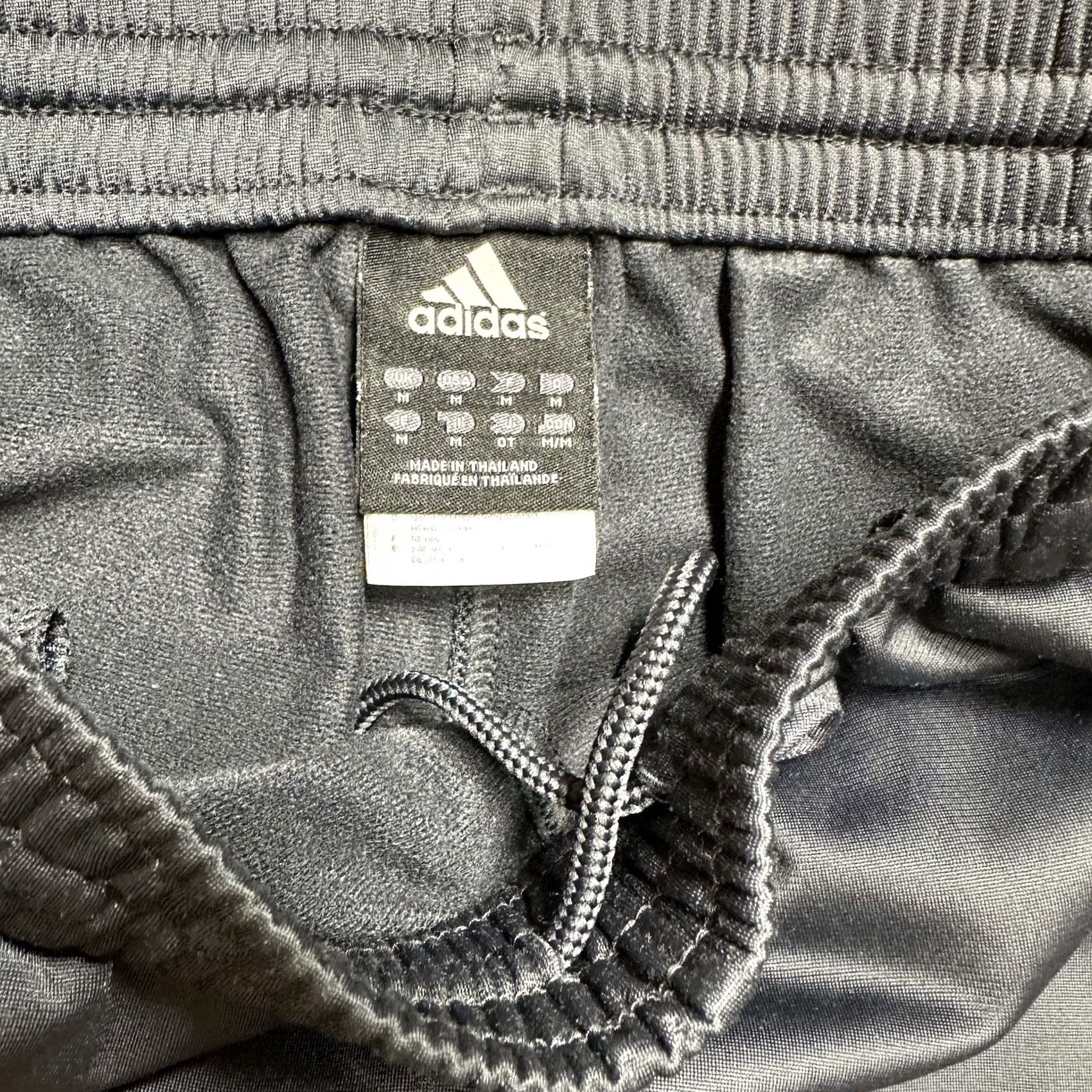 Adidas adidas Sweatpants Mens Medium Gray Purple 3 Stripe Track Warm Ups Active Size US 31 - 7 Thumbnail