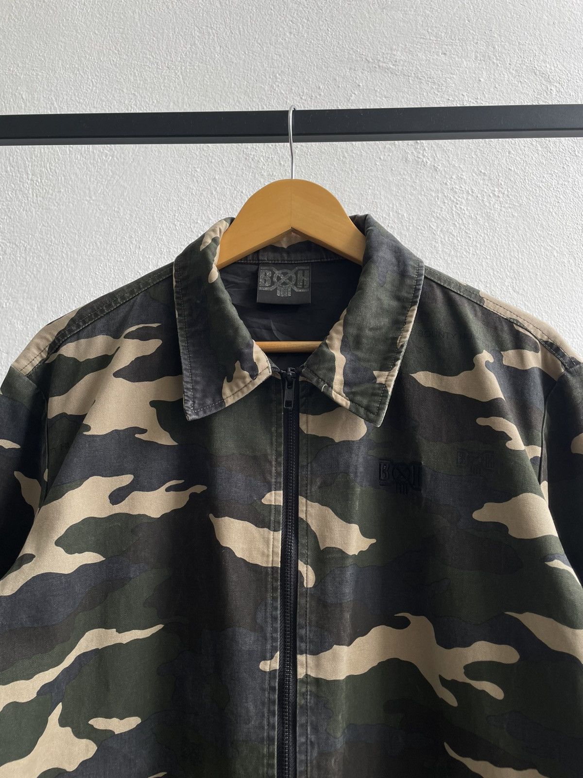 Bounty Hunter Vintage Bounty Hunter Camouflage Zipper Jacket Size US L / EU 52-54 / 3 - 4 Thumbnail