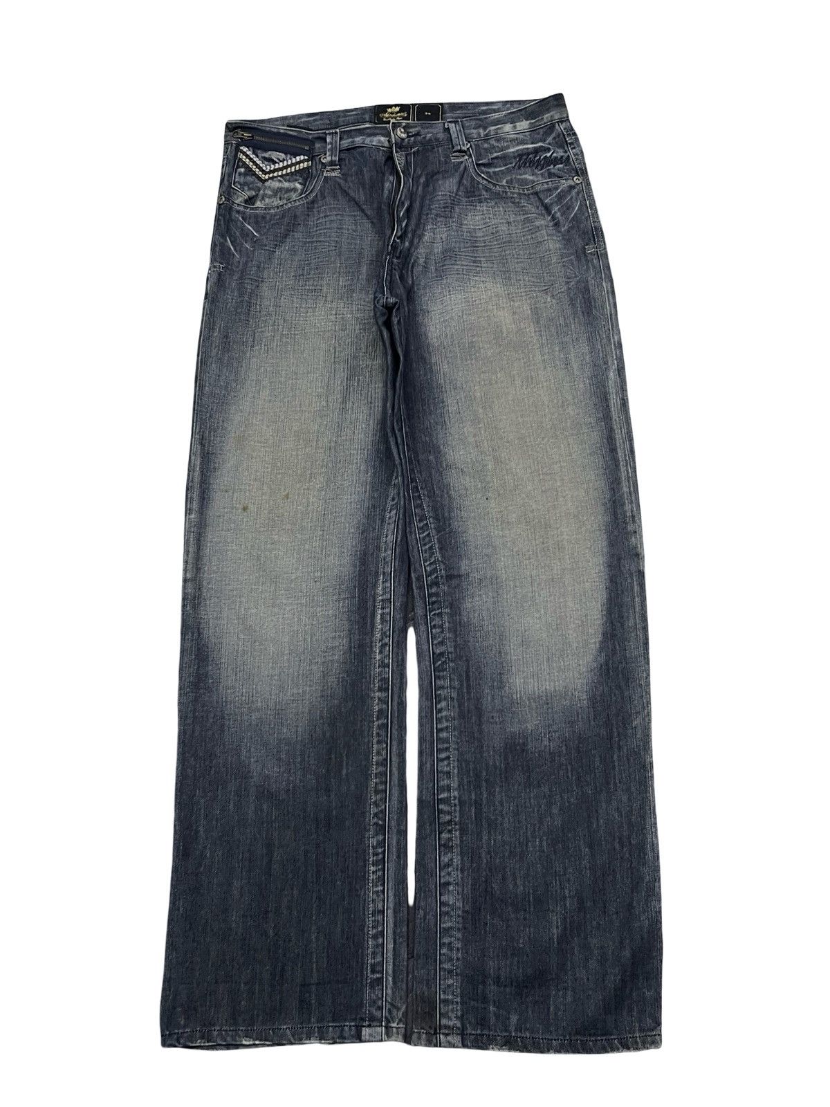 Akademiks Vintage Akademiks Y2K archive Baggy Jeans | Hip Hop Fit Size US 37 - 2 Thumbnail