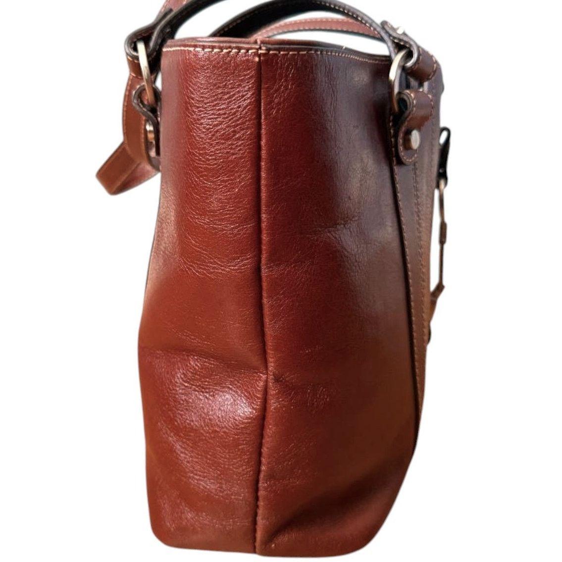 Etienne Aigner Etienne Aigner Vintage Brown Leather Bag Size ONE SIZE - 6 Thumbnail