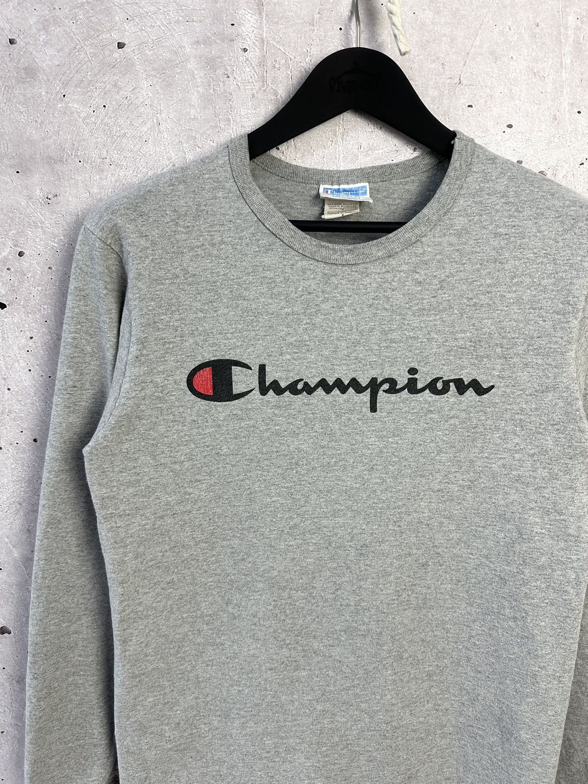 Champion Vintage Champion Grey Long Sleeve Size US S / EU 44-46 / 1 - 2 Thumbnail