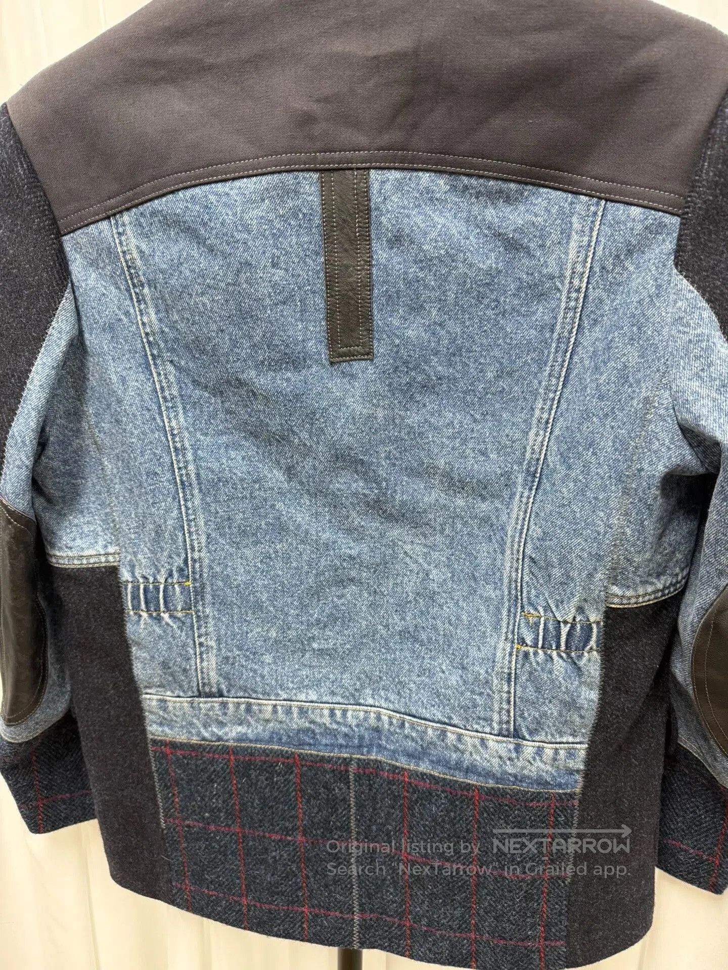 Junya Watanabe junya watanabe man denim jacket with leather. Size US XS / EU 42 / 0 - 6 Thumbnail