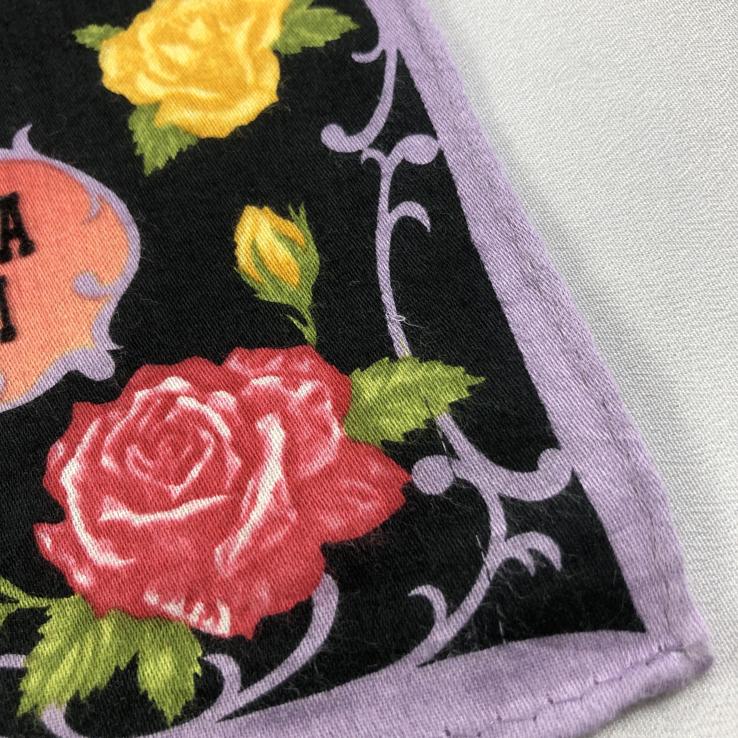 Anna Sui Anna Sui Roses Handkerchief Neckerchief Bandana H1515 Size ONE SIZE - 5 Thumbnail