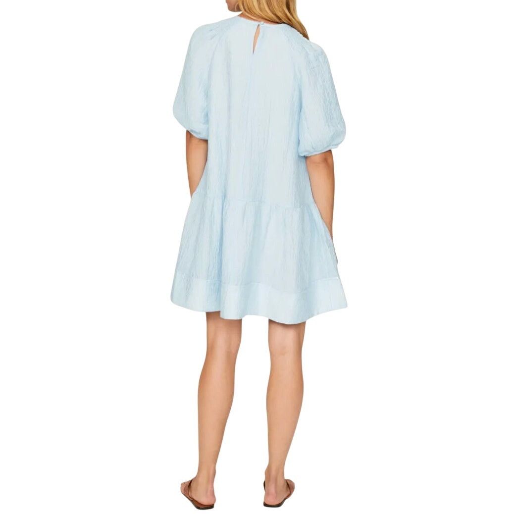 Club Monaco Club Monaco Tiered Cloud Dress in Blue, Size L Size L / US 10 / IT 46 - 3 Thumbnail