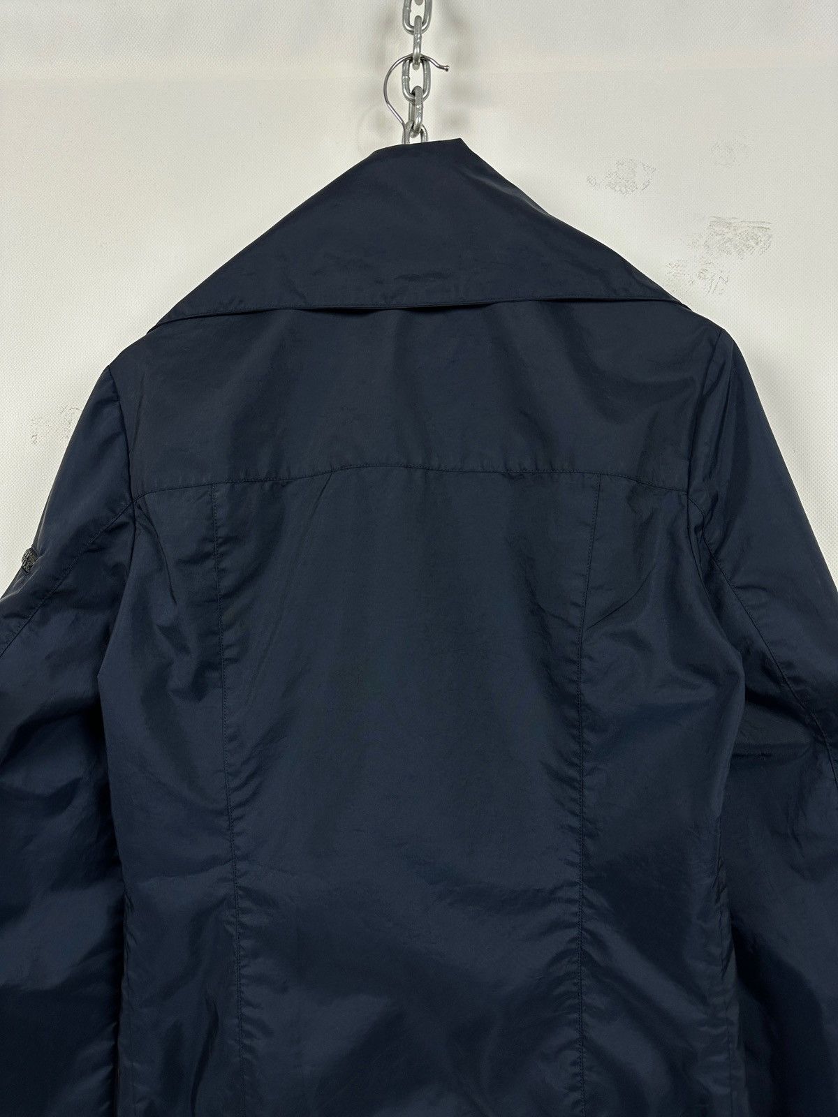 Miu Miu 1999 Vintage Miu Miu Navy Nylon Archive Cargo Utility Jacket Size US M / EU 48-50 / 2 - 15 Thumbnail