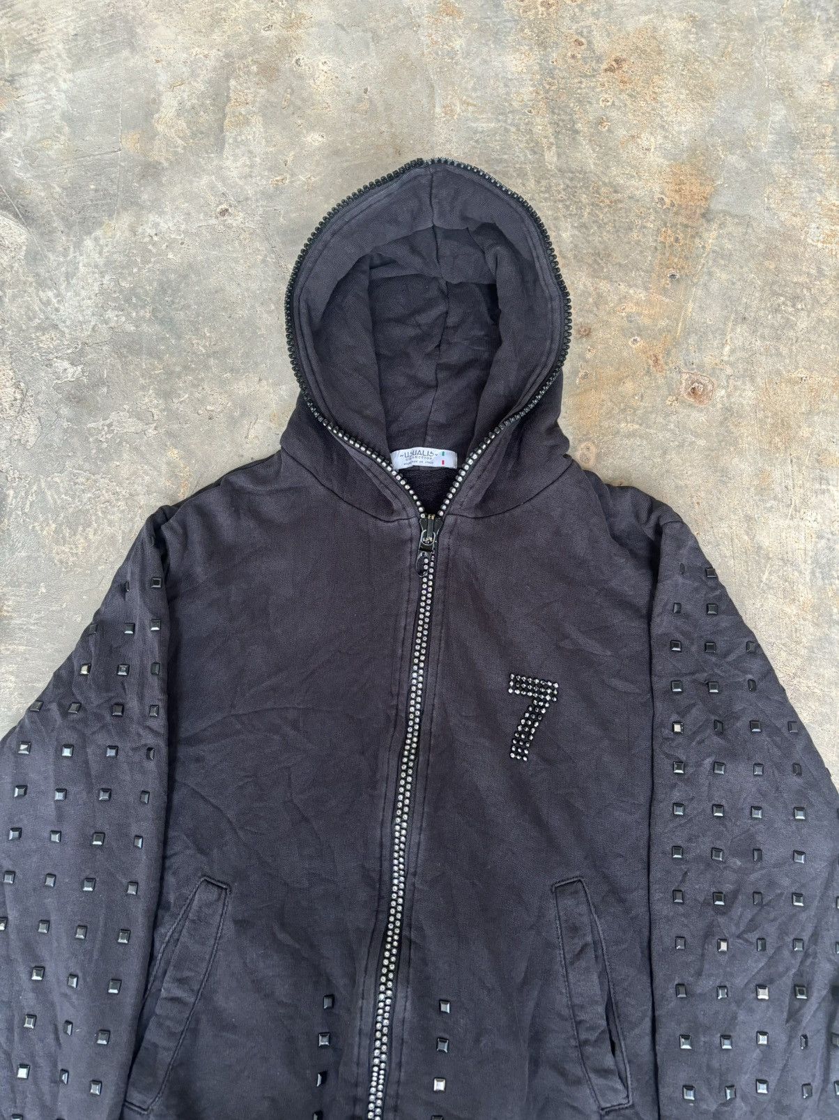 Other Y2k Studded Usualis Ifsixwasnine Lgb Style Zip Hoodie Size US M / EU 48-50 / 2 - 3 Thumbnail