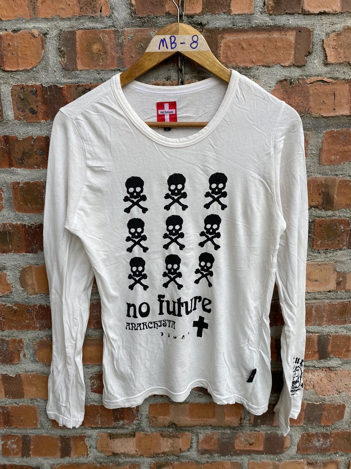 If Six Was Nine 2000s No Future Skull LGB shirt Size US S / EU 44-46 / 1 - 2 Thumbnail