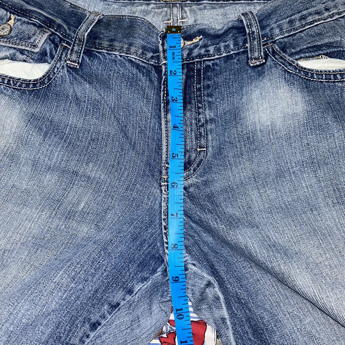 Japanese Brand The Diva Distressed Flared Jeans Size 34" / US 12 / IT 48 - 17 Thumbnail