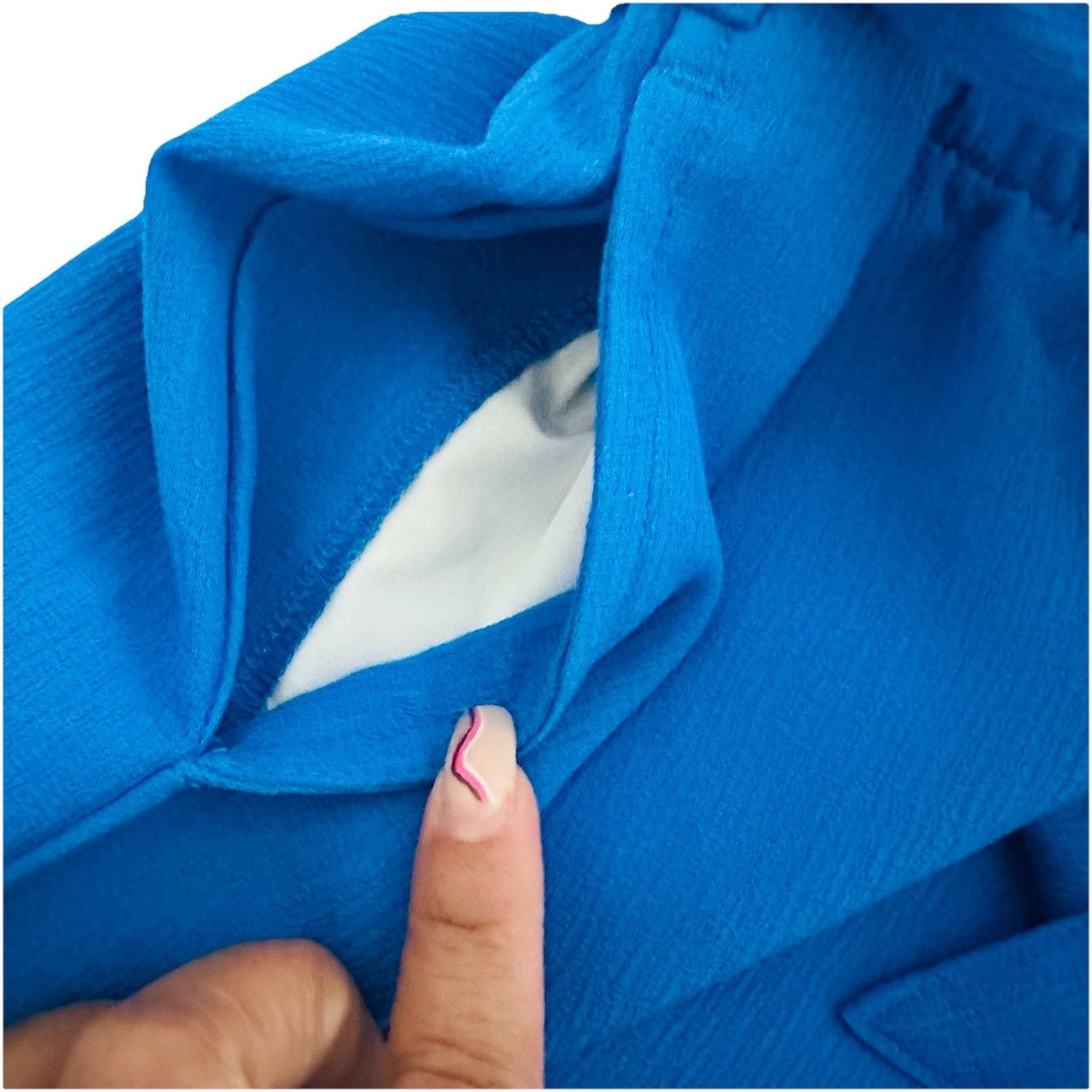 Loft LOFT Blue Waist Tie-Front Shorts with pockets Size XS Size 26" / US 2 / IT 38 - 4 Thumbnail