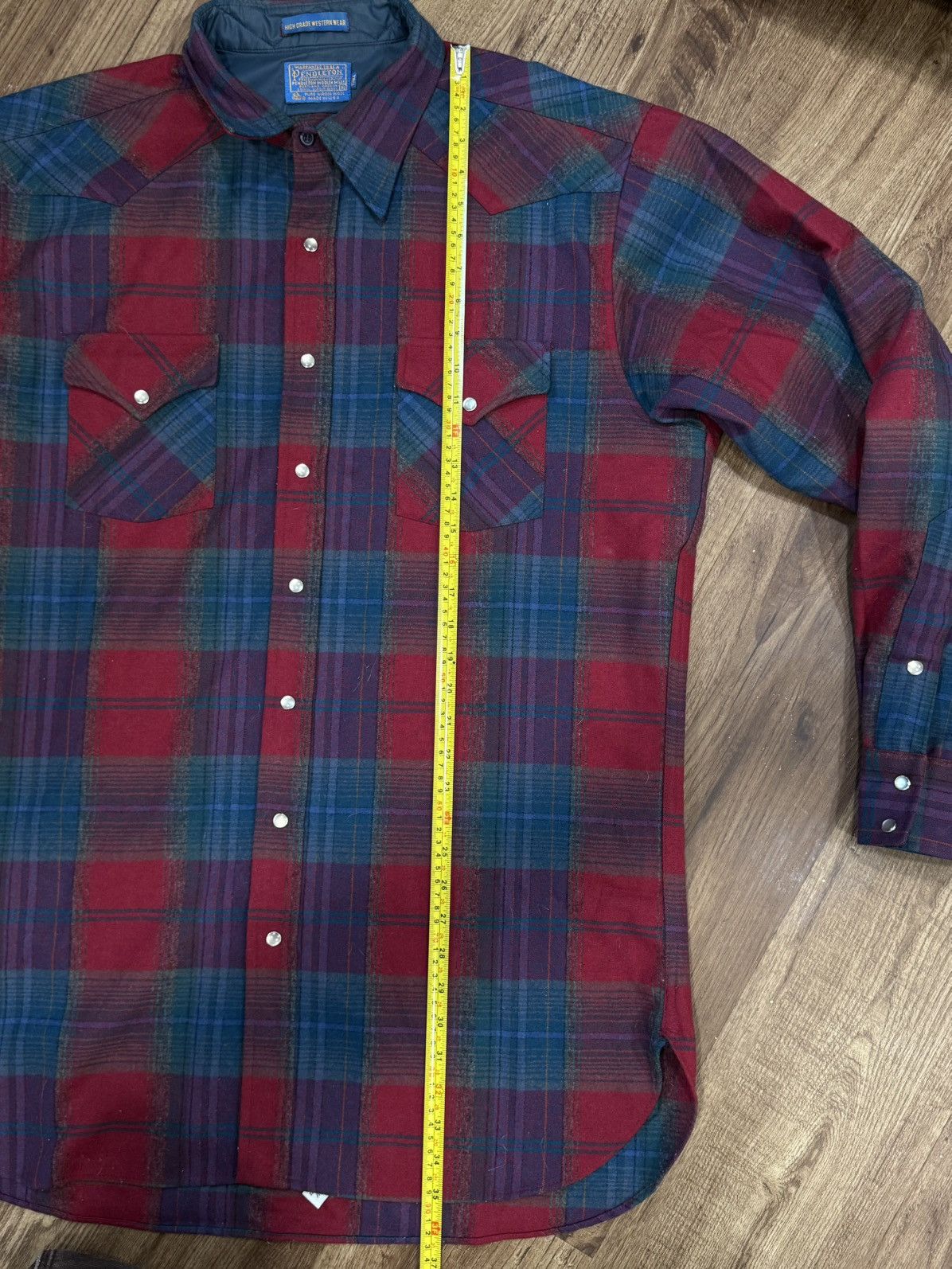 Pendleton Pendleton Button Up 100% pure virgin wool Size XL tall Size US XL / EU 56 / 4 - 2 Thumbnail