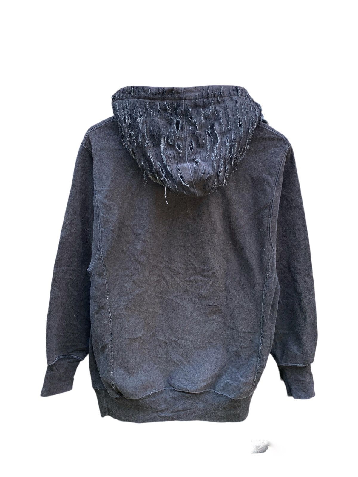14th Addiction × If Six Was Nine × KMRii Japanese Steve&Barrys Crazy Distressed Grunge Trashed Hoodie Size US M / EU 48-50 / 2 - 2 Thumbnail