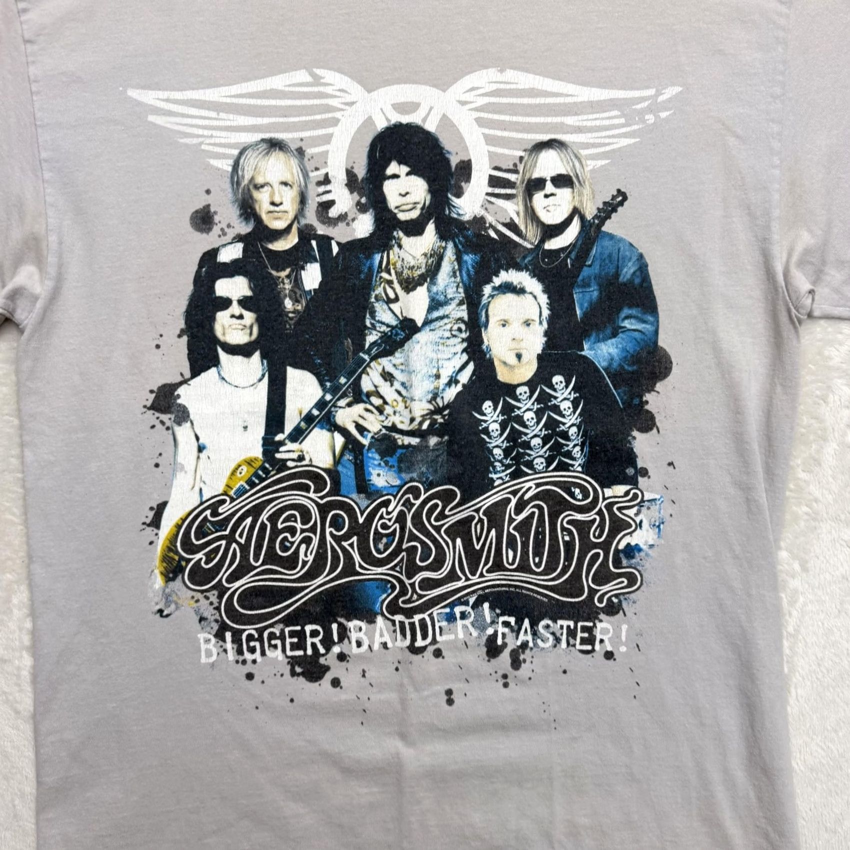 Aerosmith VINTAGE Aerosmith Y2K 2010 Bigger Badder Faster Tour Shirt Mens Large Rock Band Shirt Size US L / EU 52-54 / 3 - 2 Thumbnail