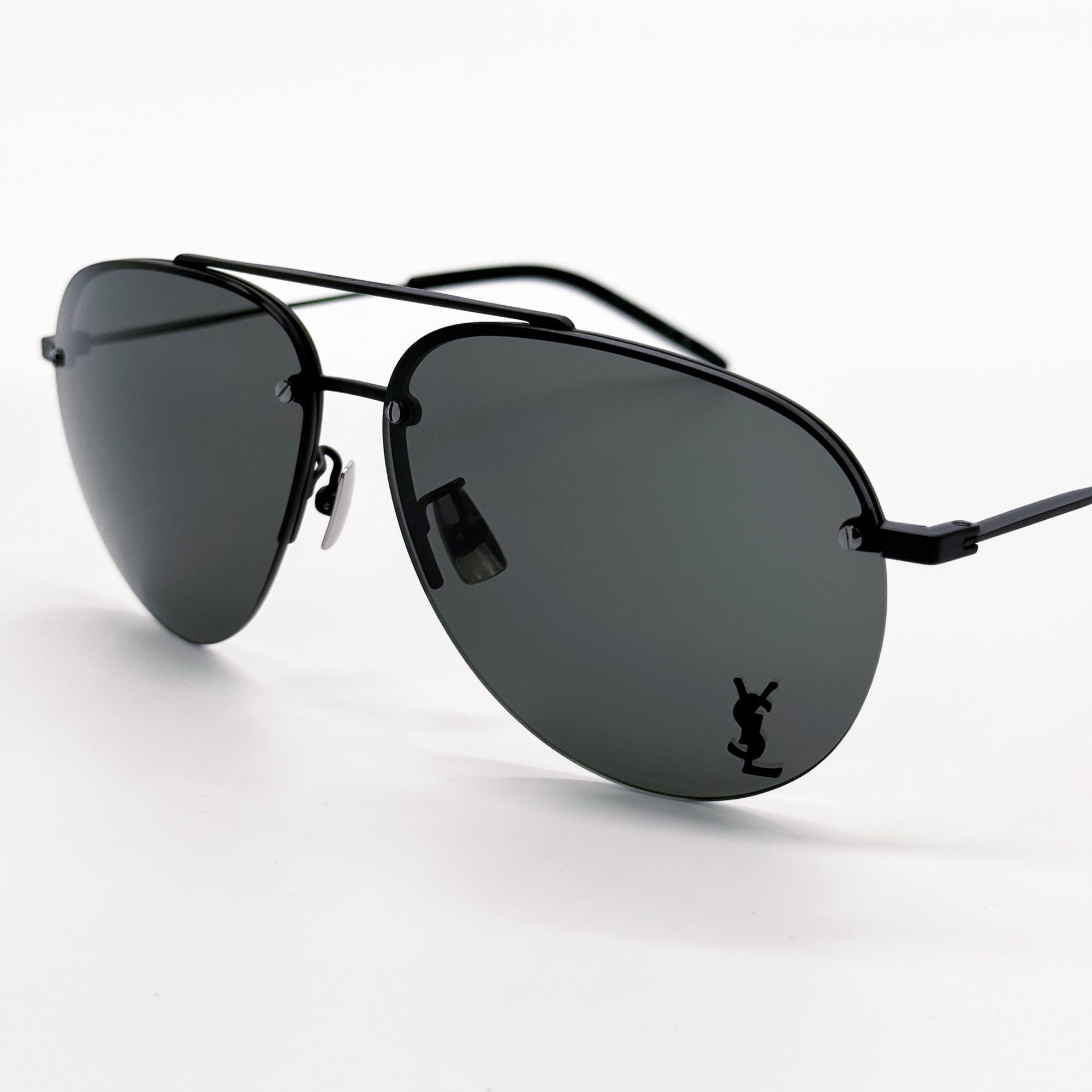 Saint Laurent Paris NEW SAINT LAURENT CLASSIC 11F 005 SUNGLASSES UNISEX BLACK AV Size ONE SIZE - 6 Thumbnail